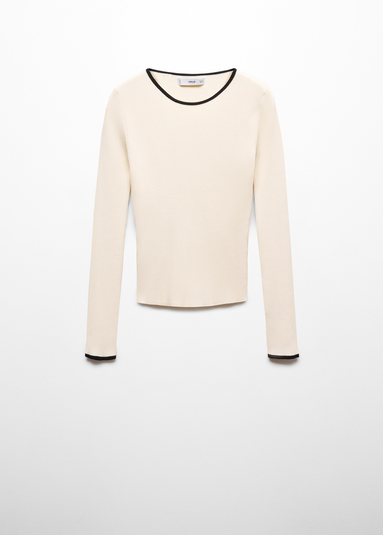 Contrast trim sweater - Товар без моделі