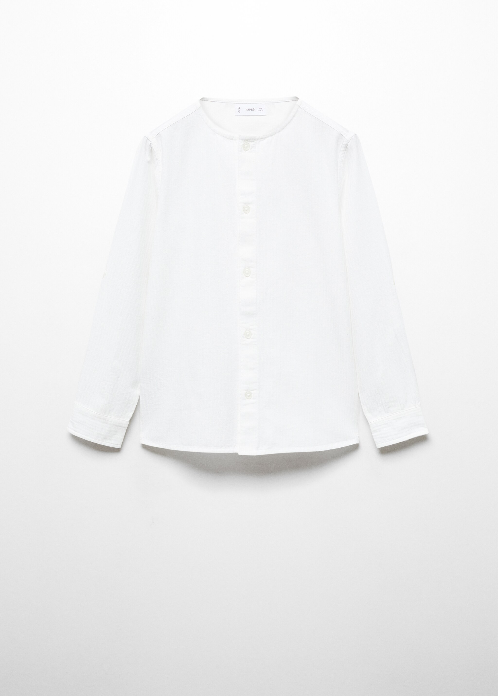 Crew-neck cotton shirt - Article without model