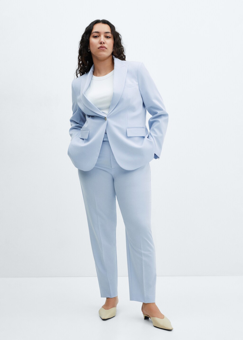 Fitted blazer jacket womens hotsell