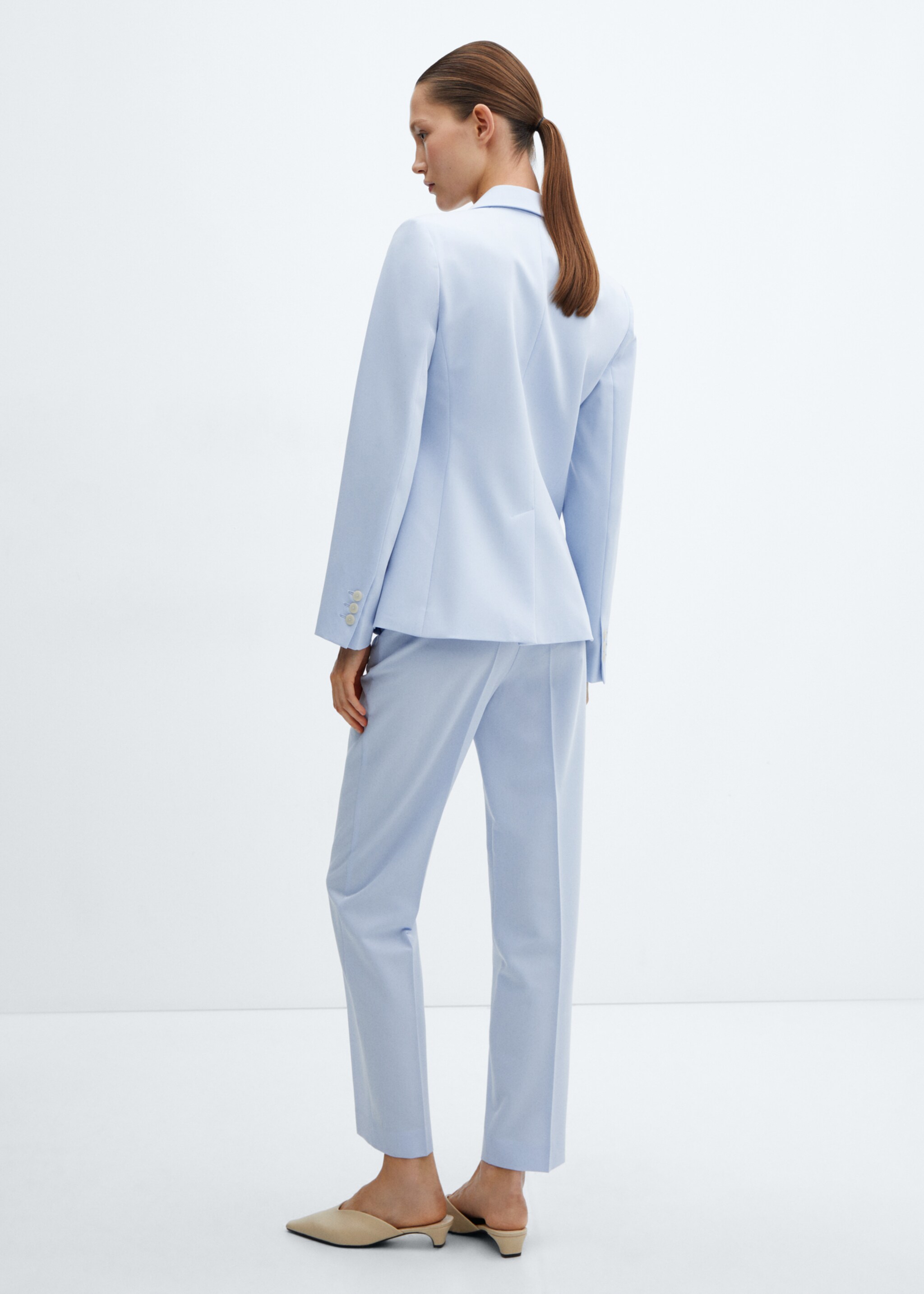 Fitted suit jacket - Reverse of the article
