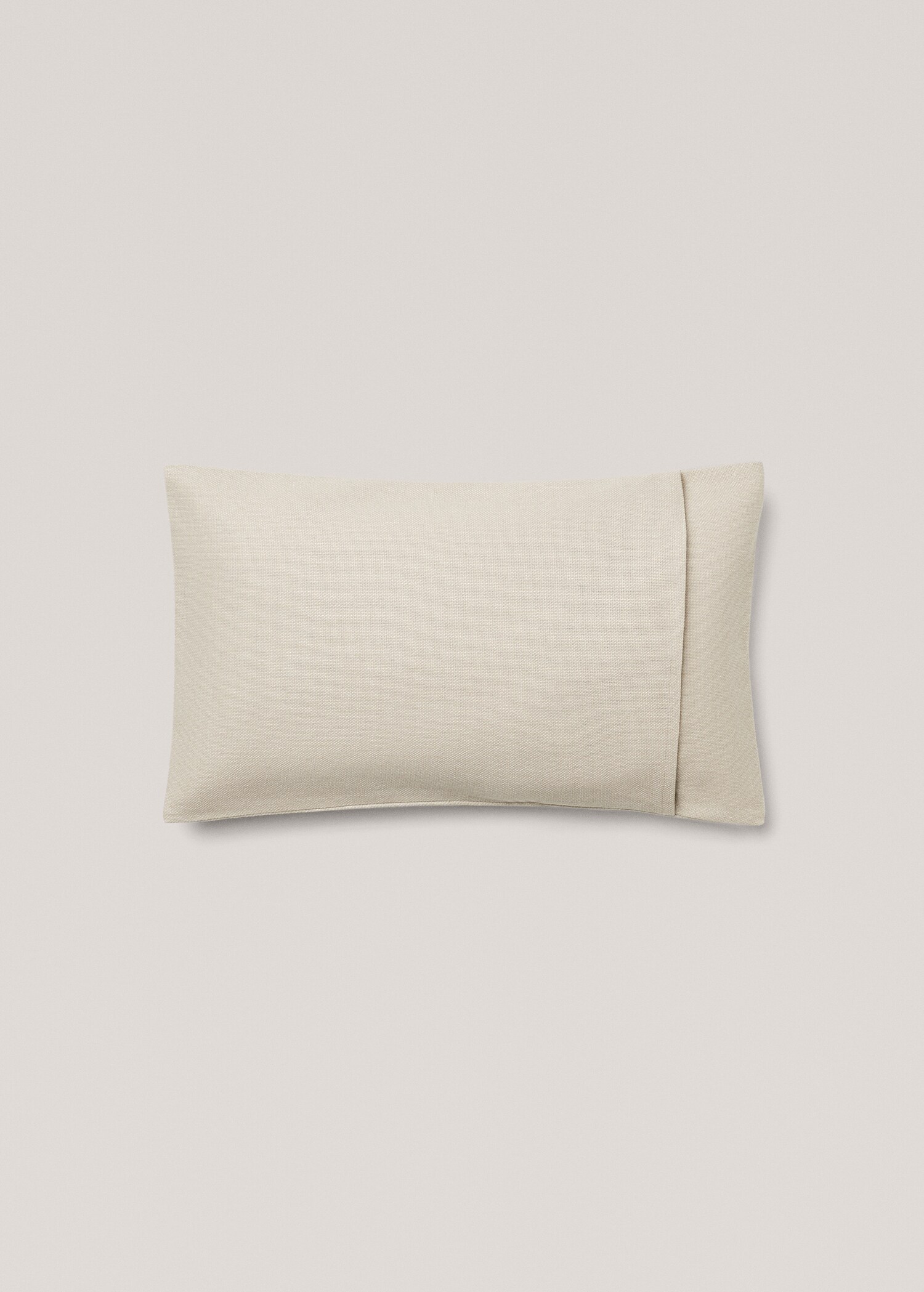 Textured cotton cushion case 30x50cm - Details of the article 1