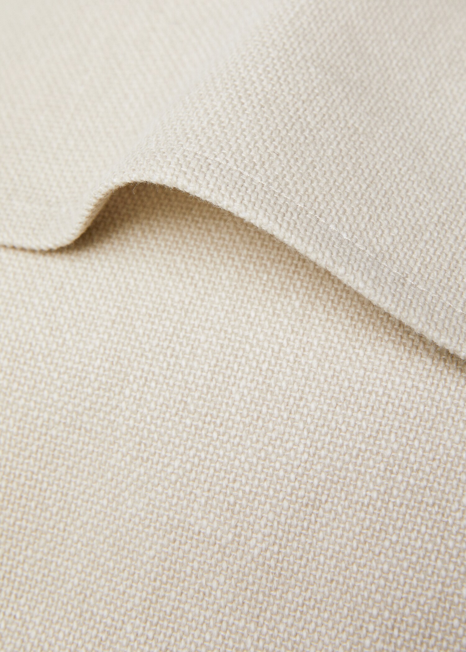 Textured cotton cushion case 30x50cm - Details of the article 2