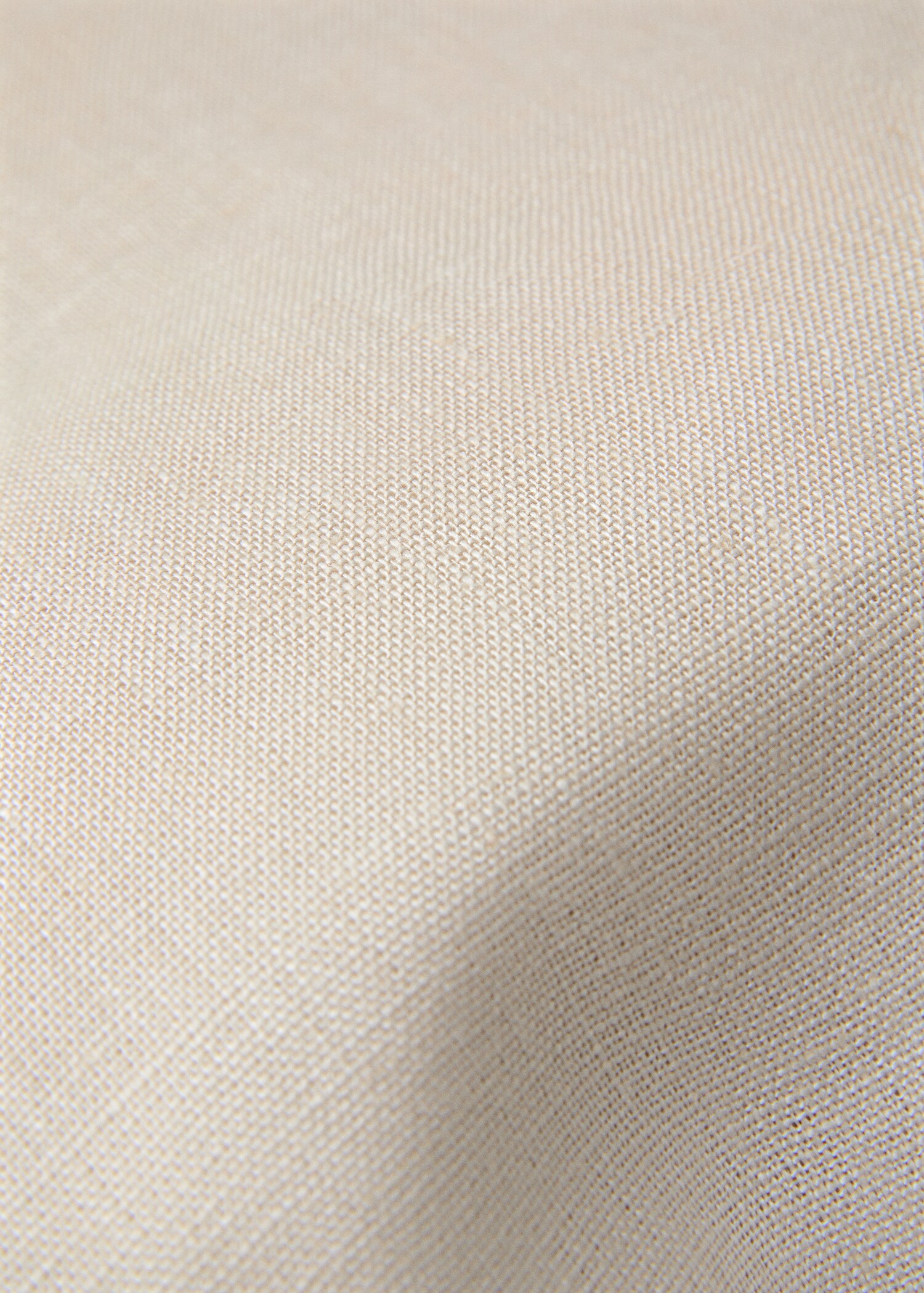 Linen cushion cover with trim 45x45cm - Details of the article 2