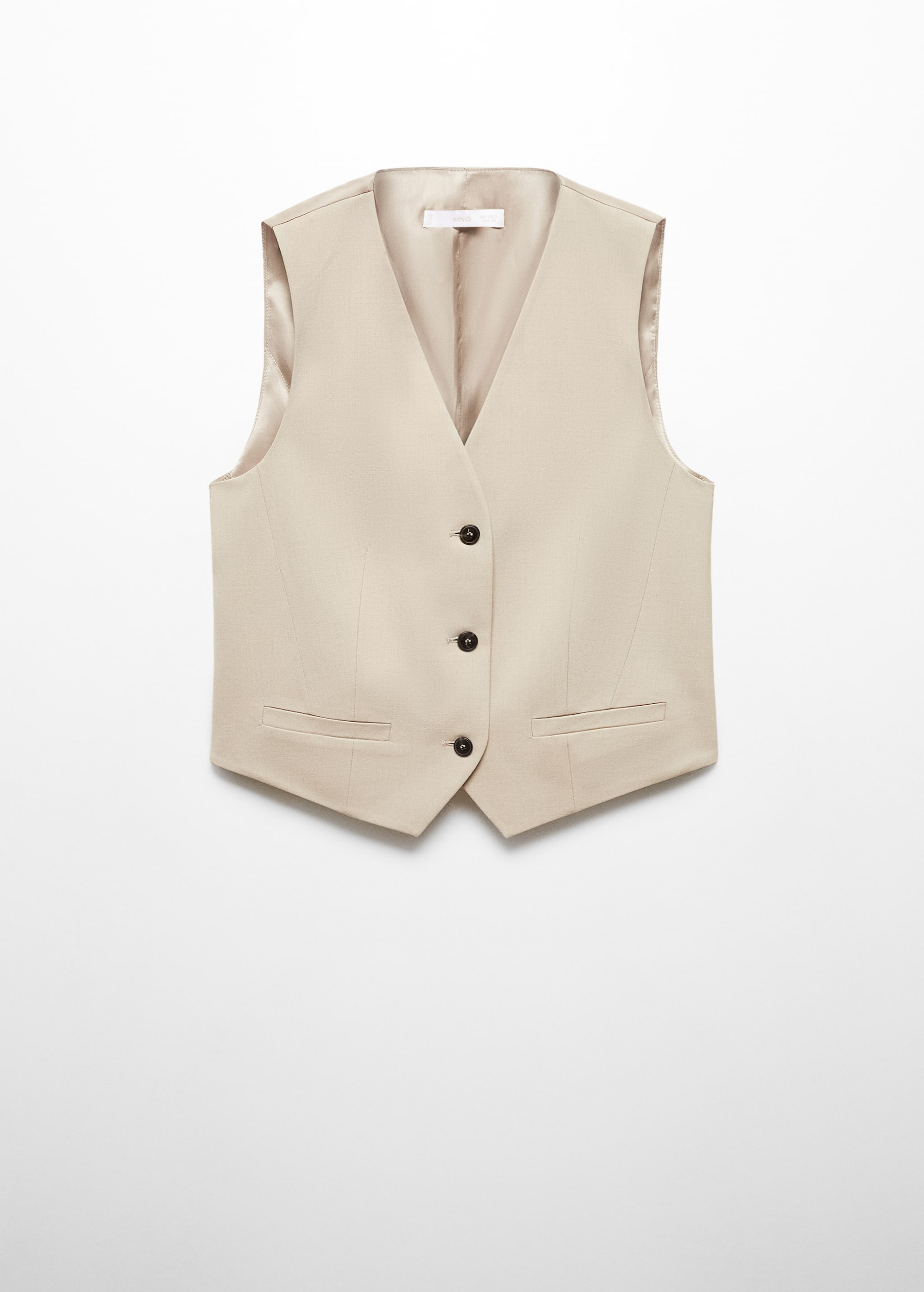 Suit waistcoat with buttons - Article without model