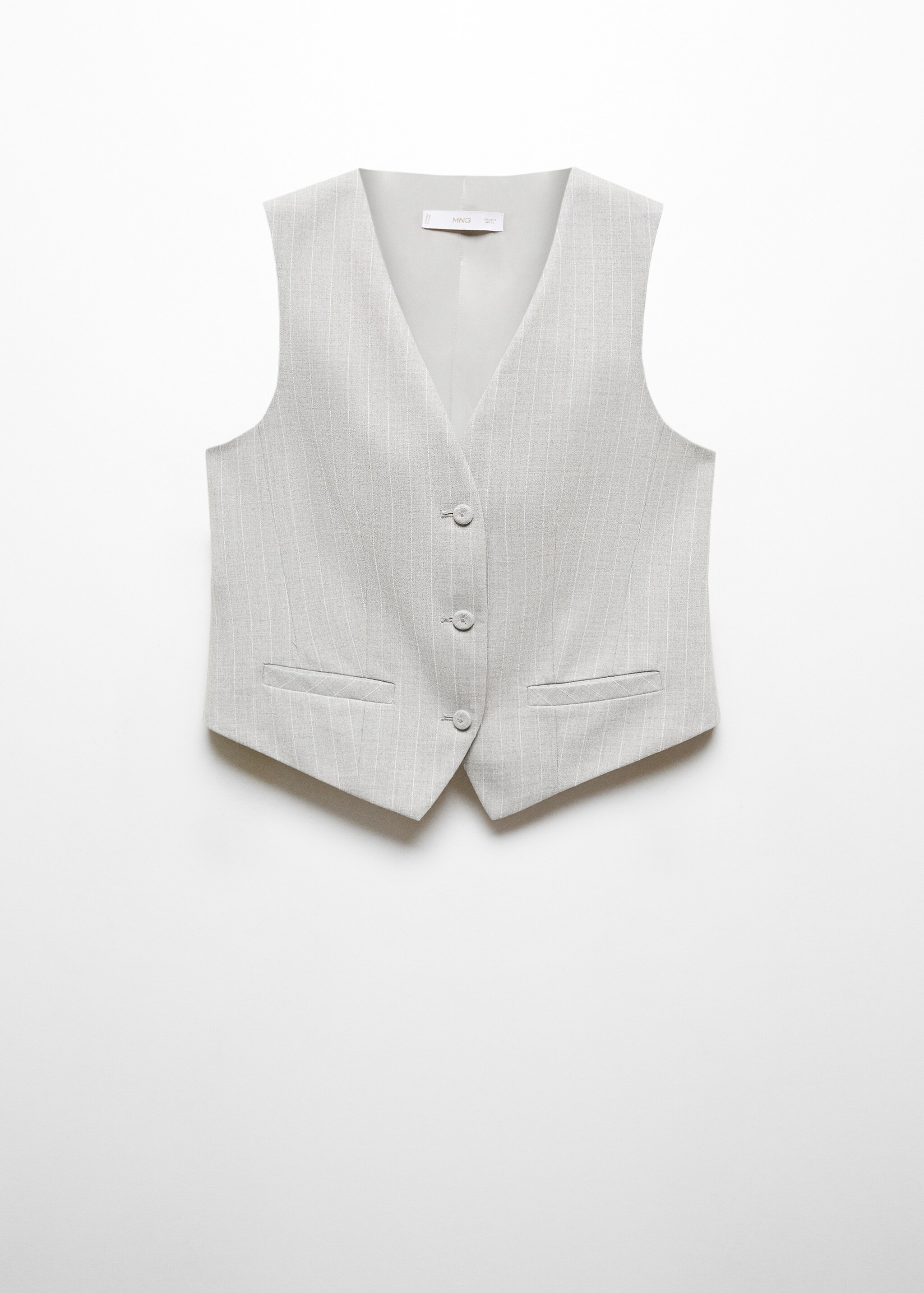 Pinstriped suit waistcoat - Article without model