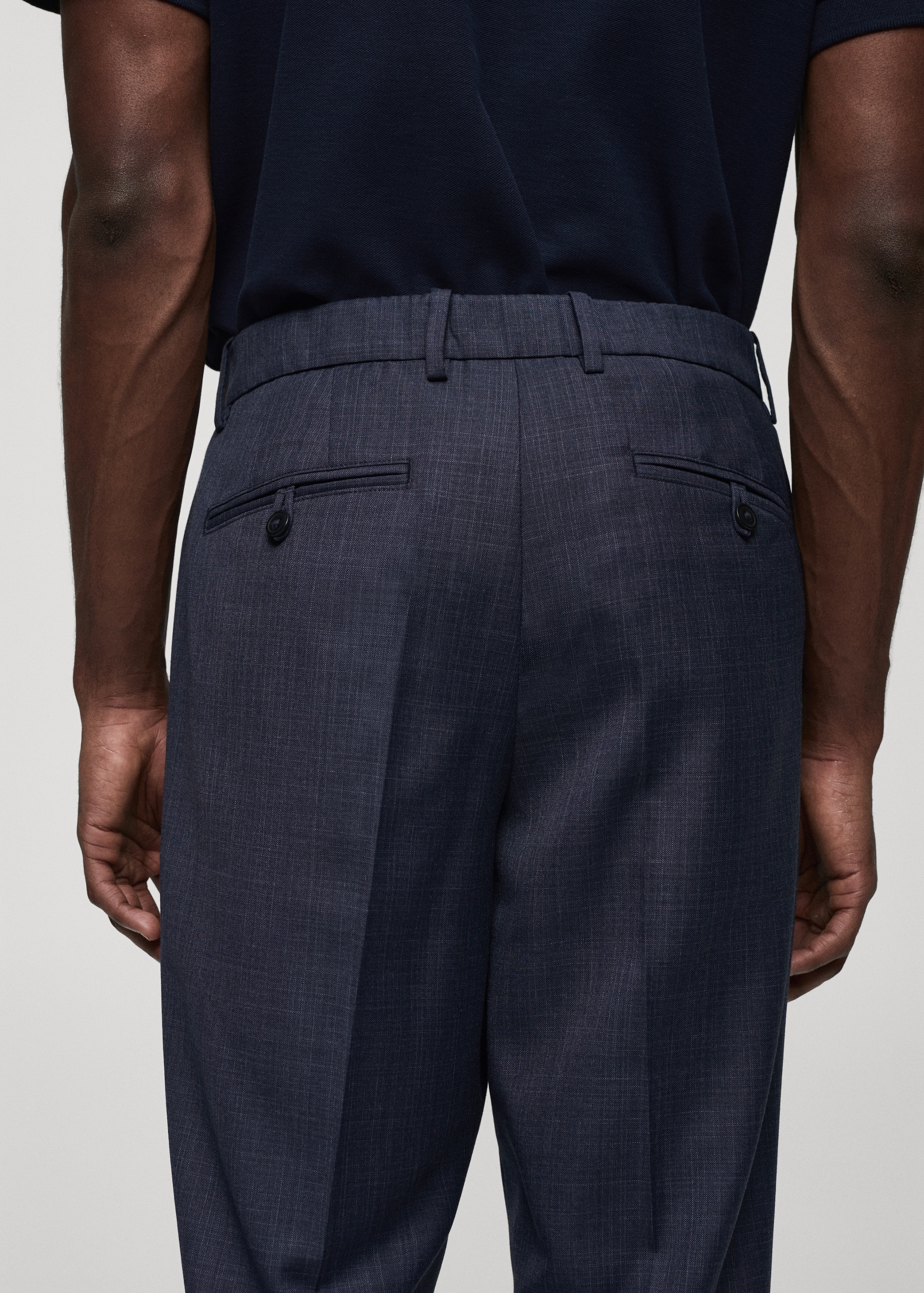 Pleat detail wool pants - Details of the article 6