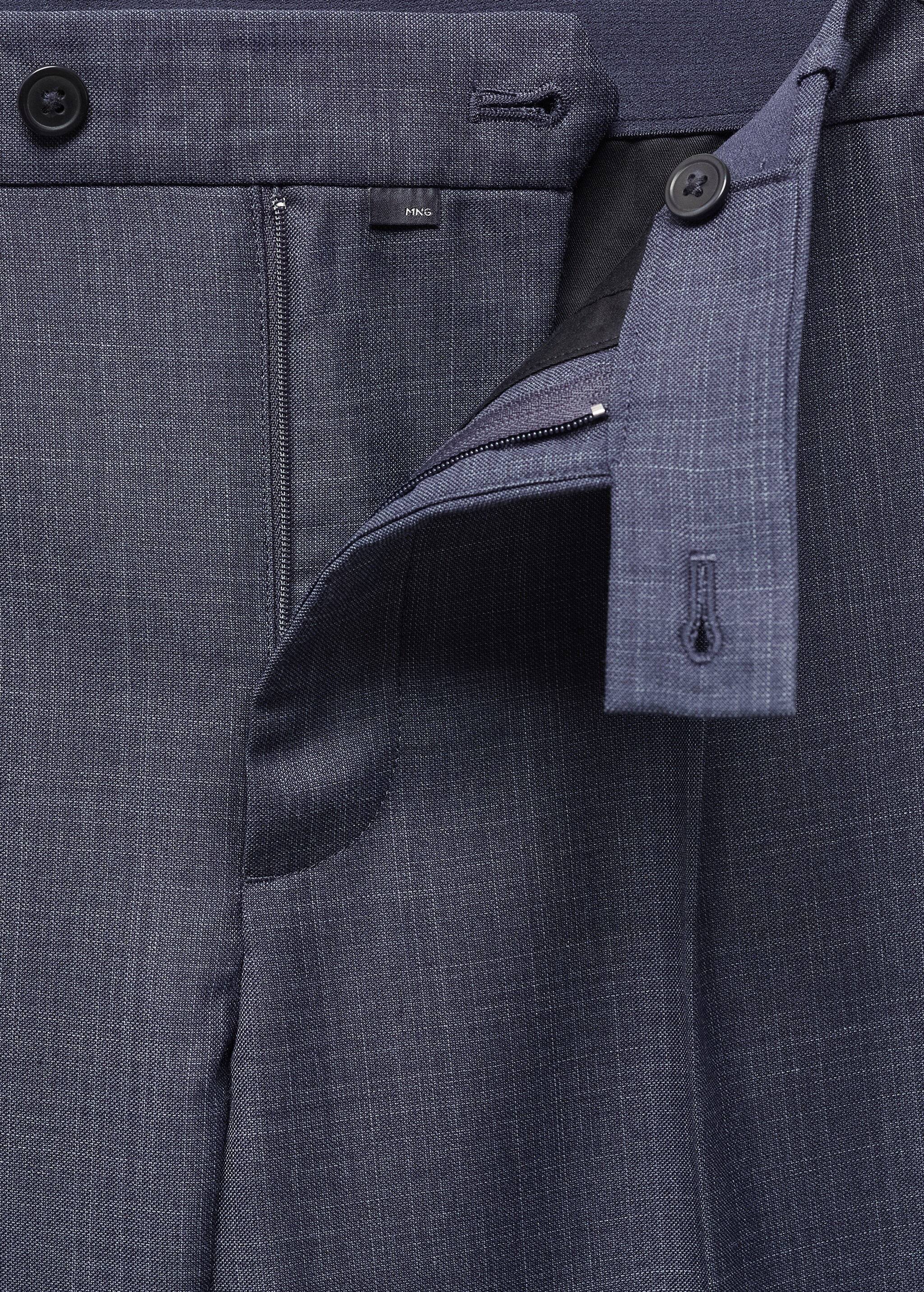 Pleat detail wool pants - Details of the article 8