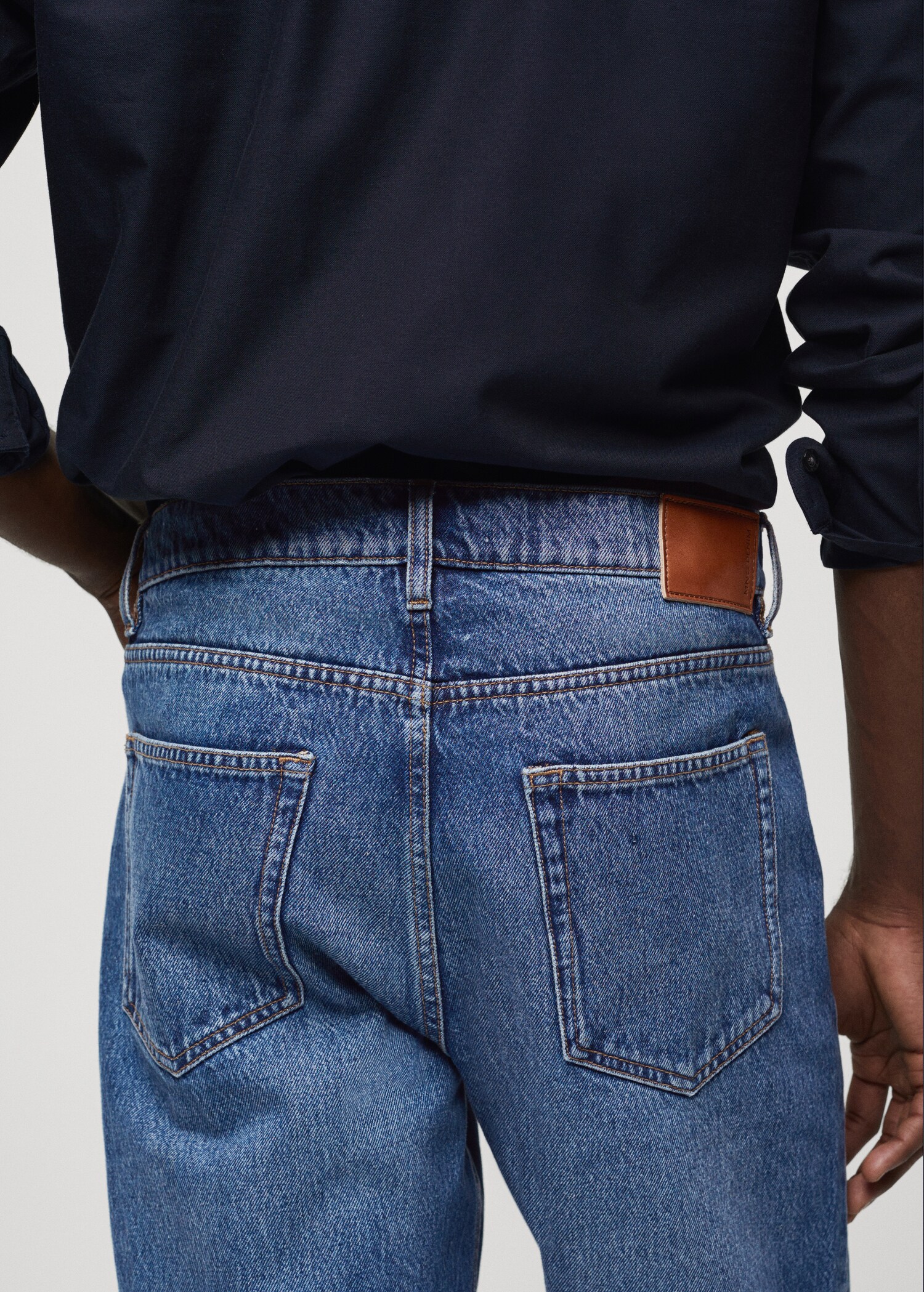 Straight fit bob jeans - Details of the article 4