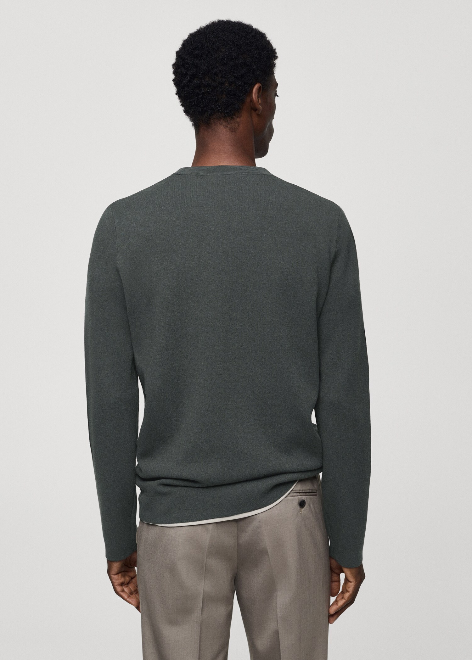 Pull-over maille fine thermorégulateur - Verso de l’article