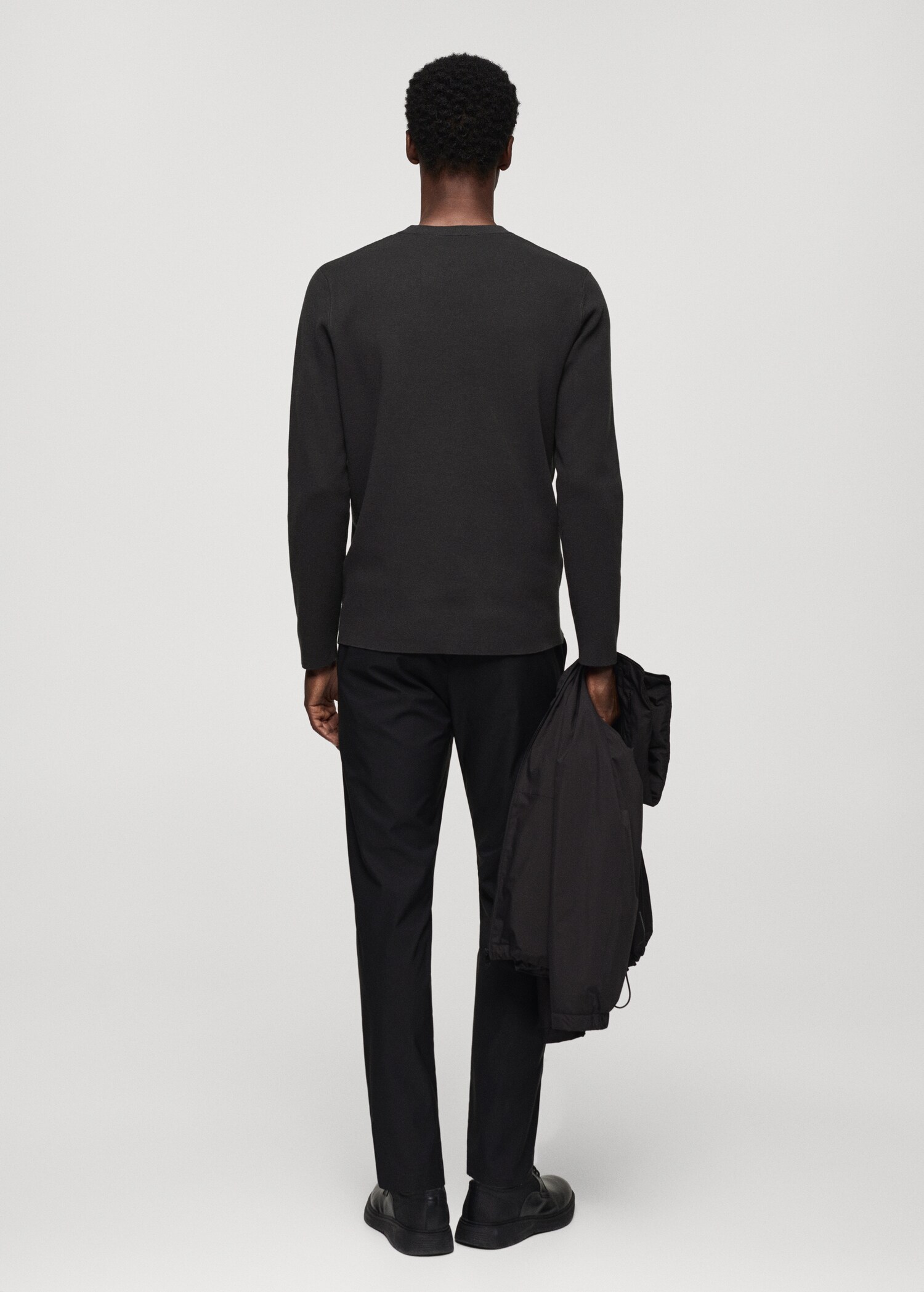 Pull-over maille fine thermorégulateur - Verso de l’article