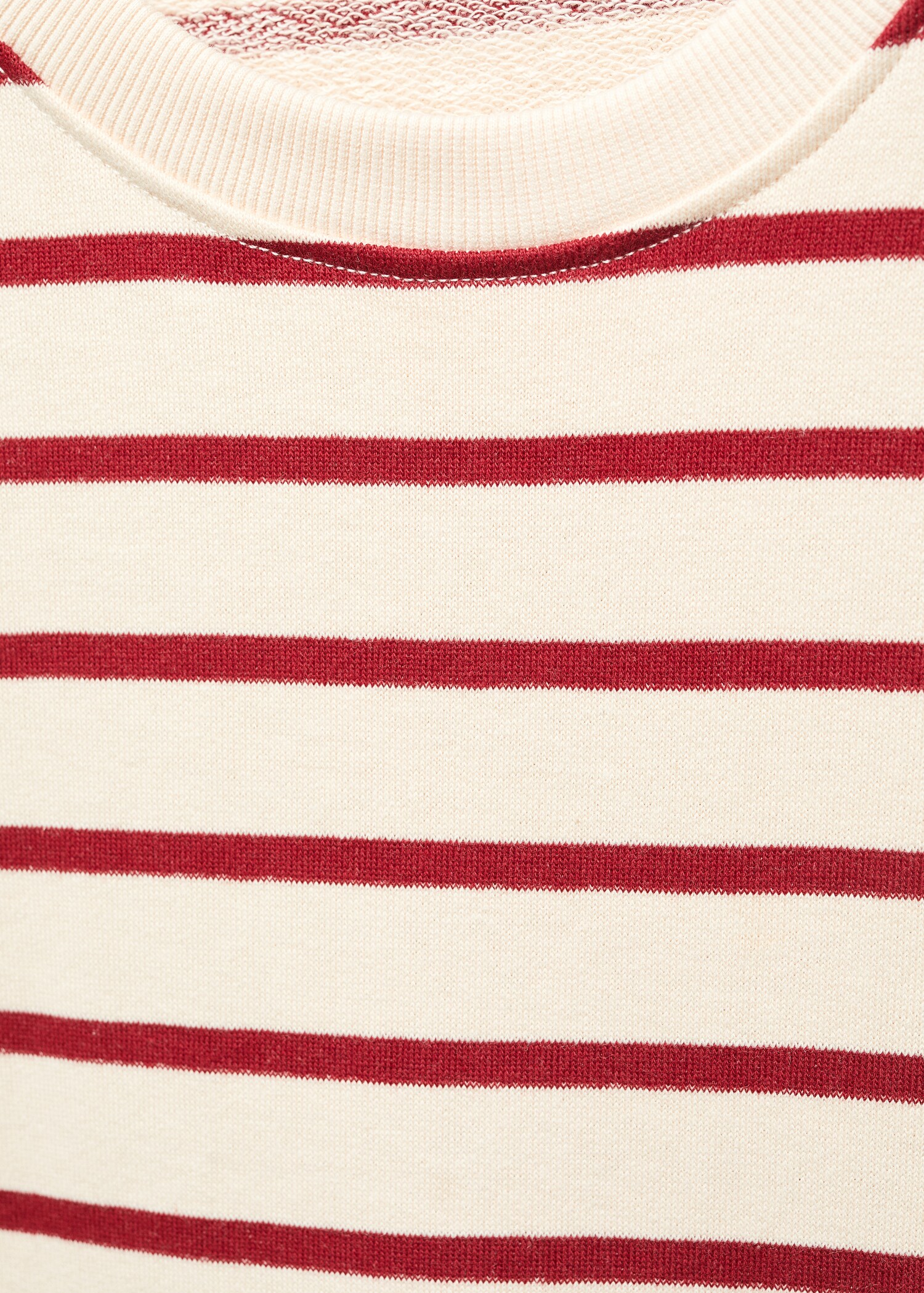 Striped cotton-blend sweatshirt - Details of the article 8