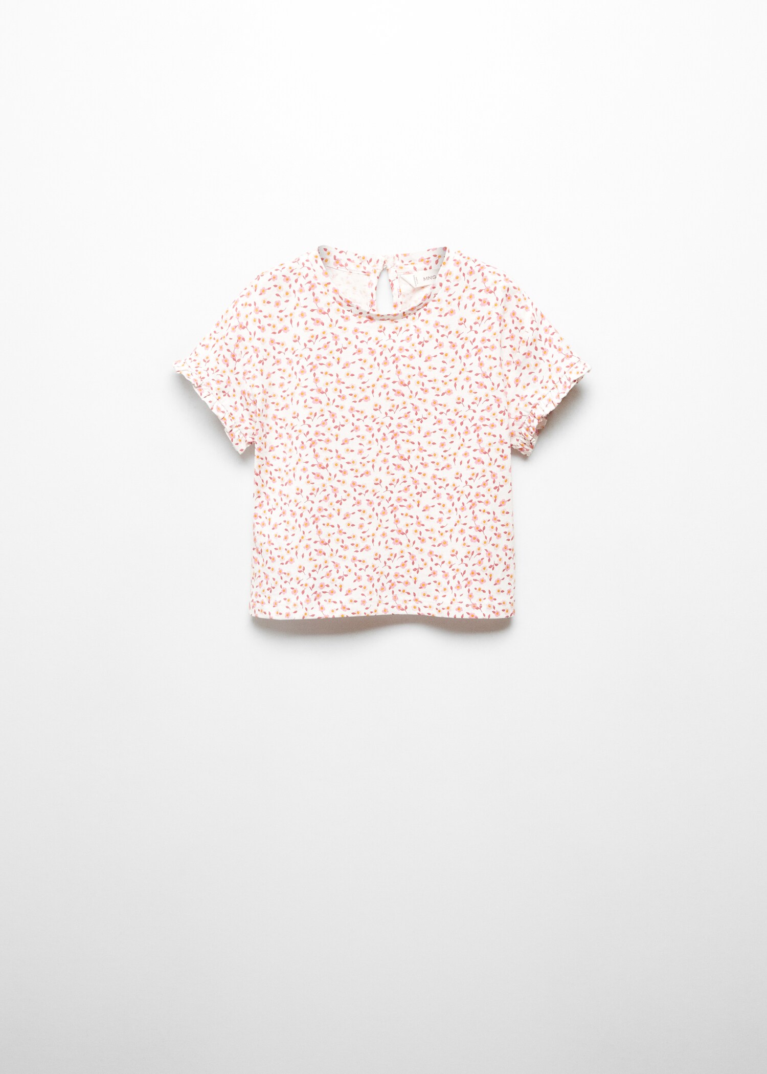 Gebloemd T-shirt met korte mouwen - Artikel zonder model