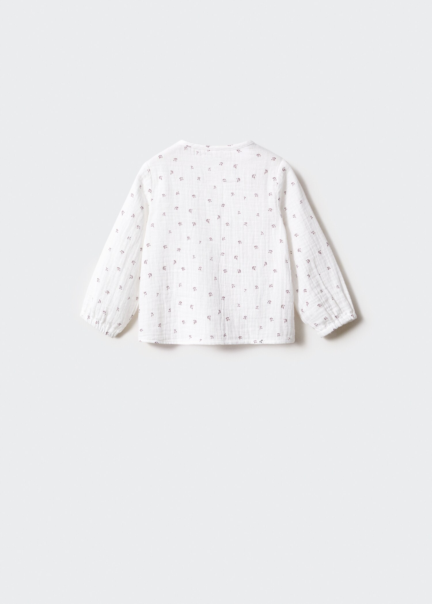 Cotton bambula shirt - Reverse of the article