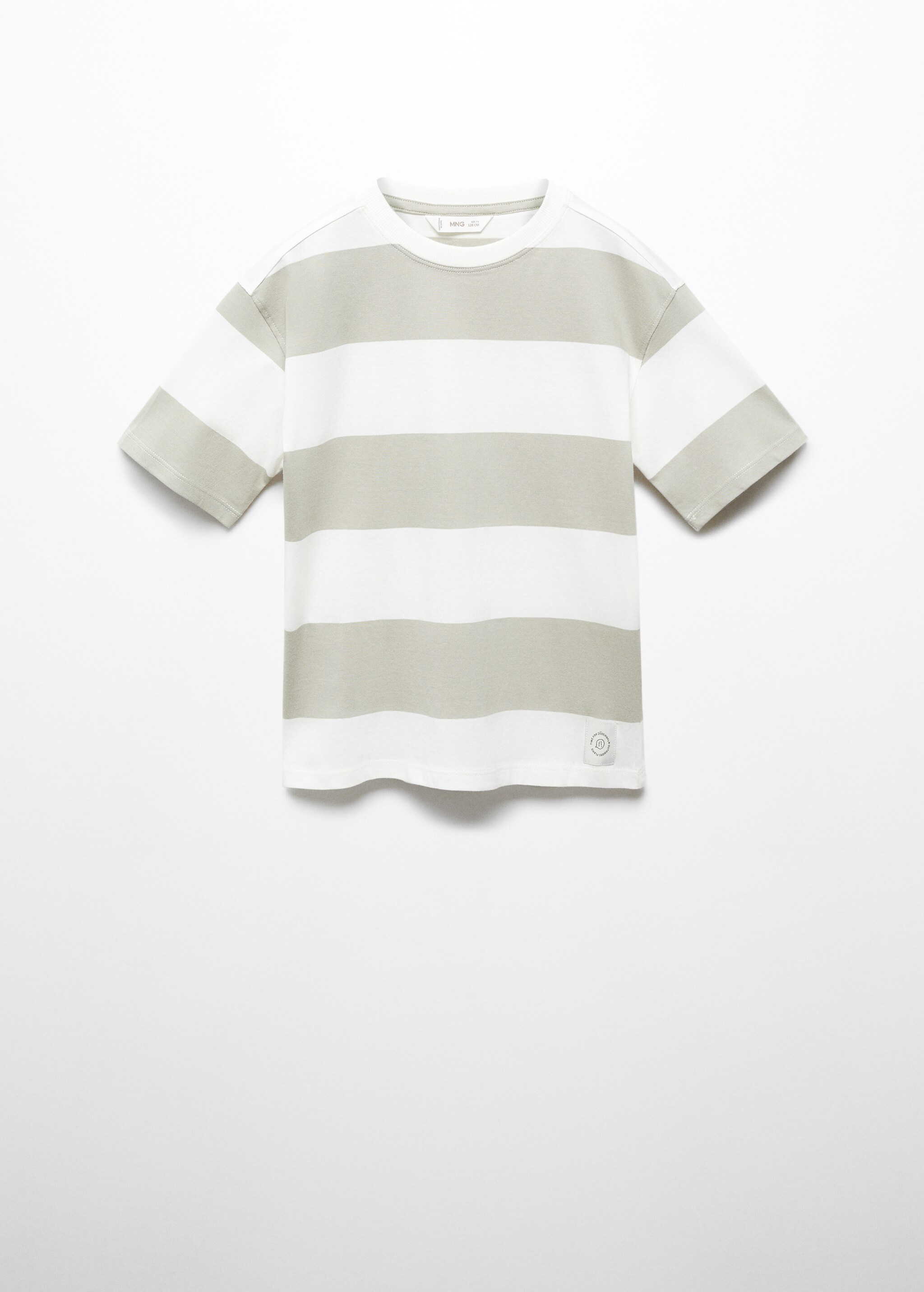 Printed striped T-shirt - Article without model