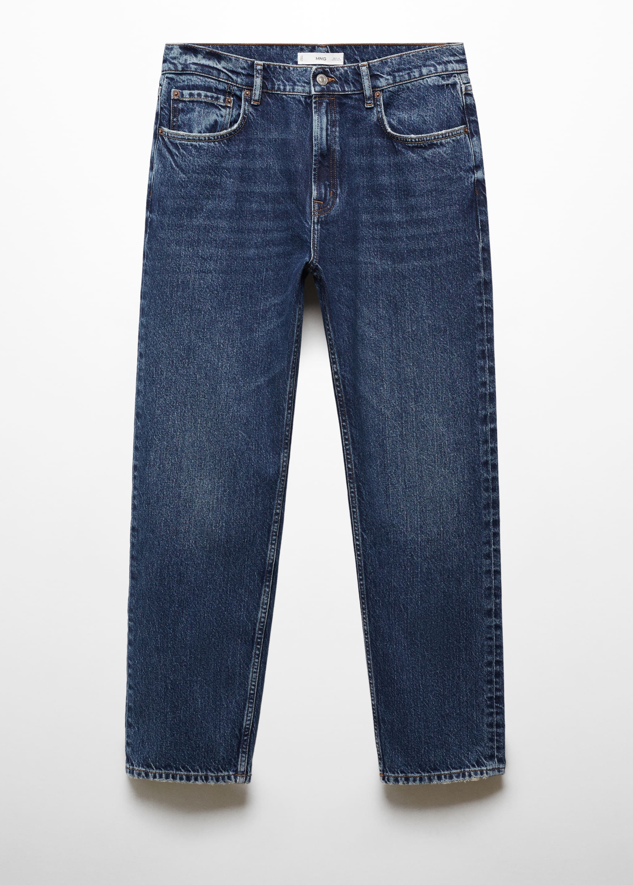 Regular-fit jeans met donkere wassing - Artikel zonder model