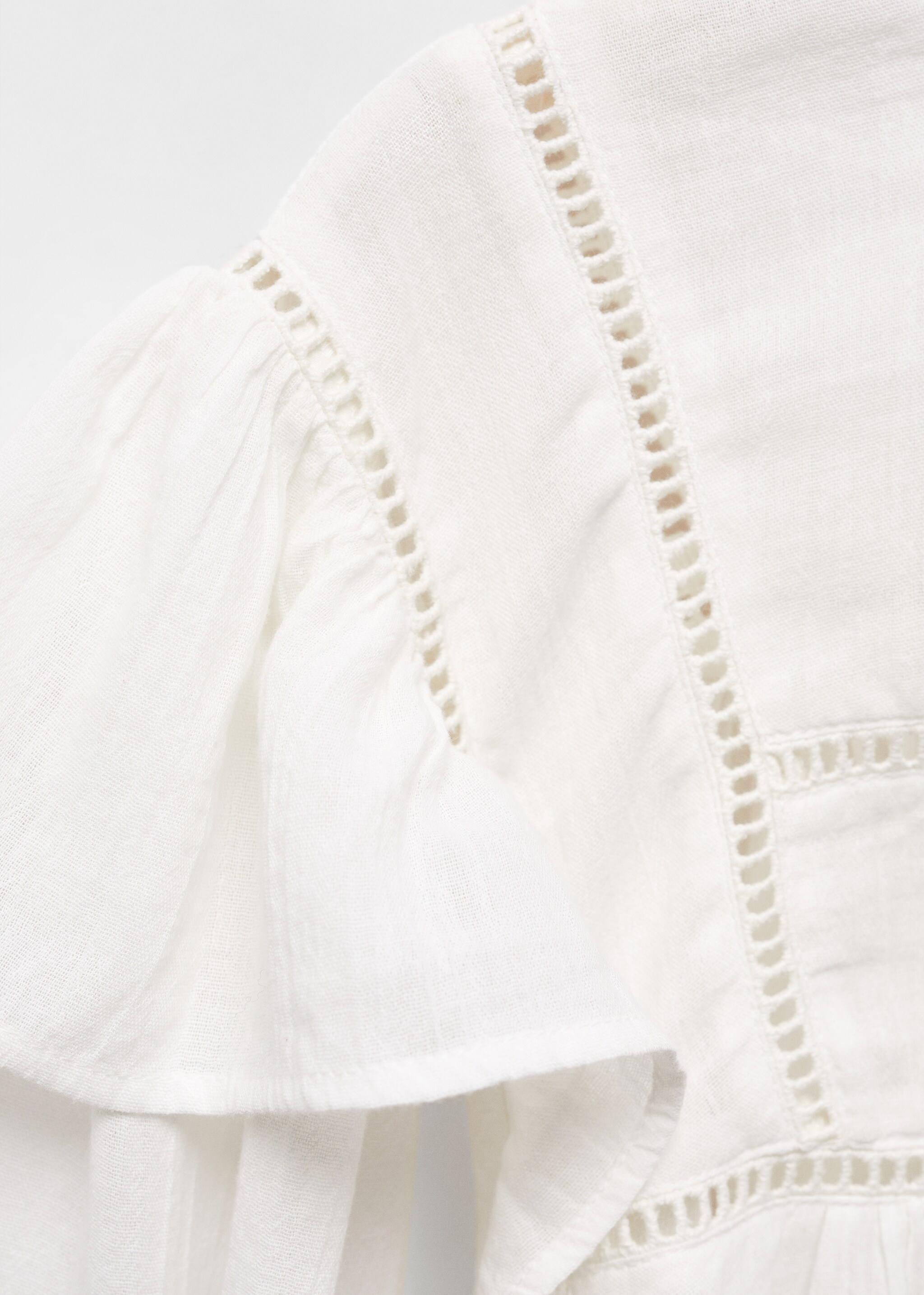 Ruffle cotton blouse - Details of the article 8