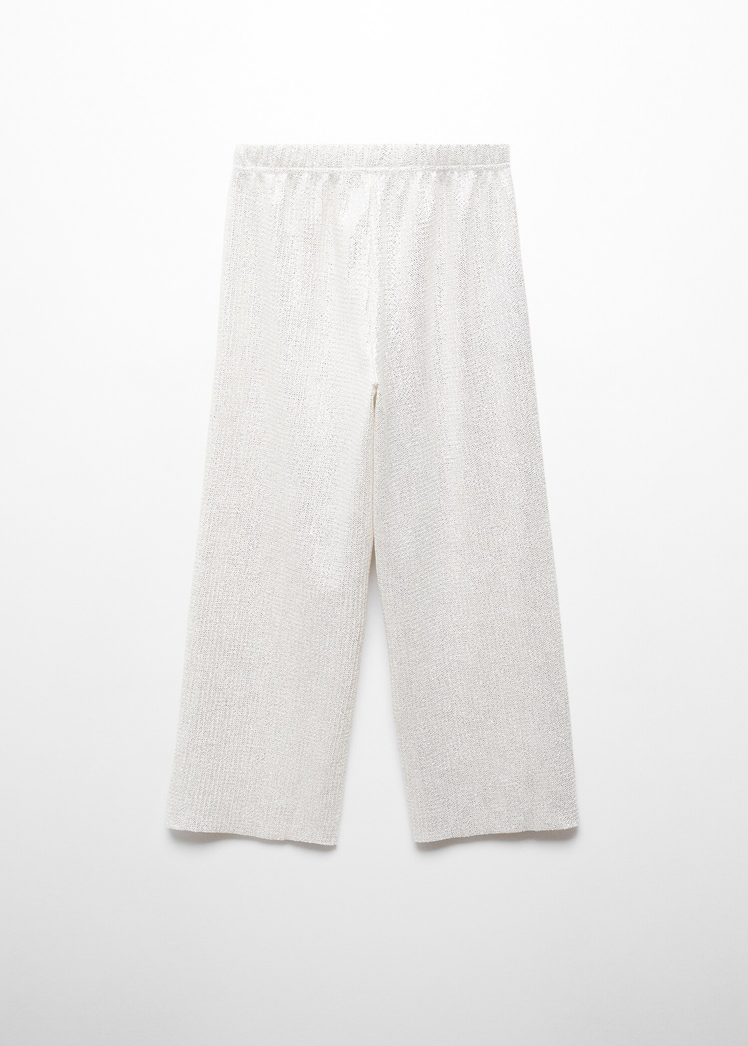 Pantaloni dritti metallizzati - Retro dell'articolo