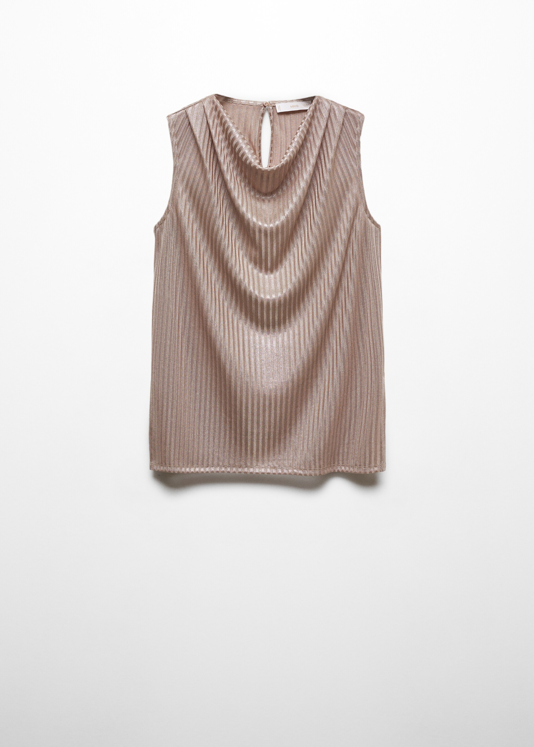 Draped neckline top - Article without model