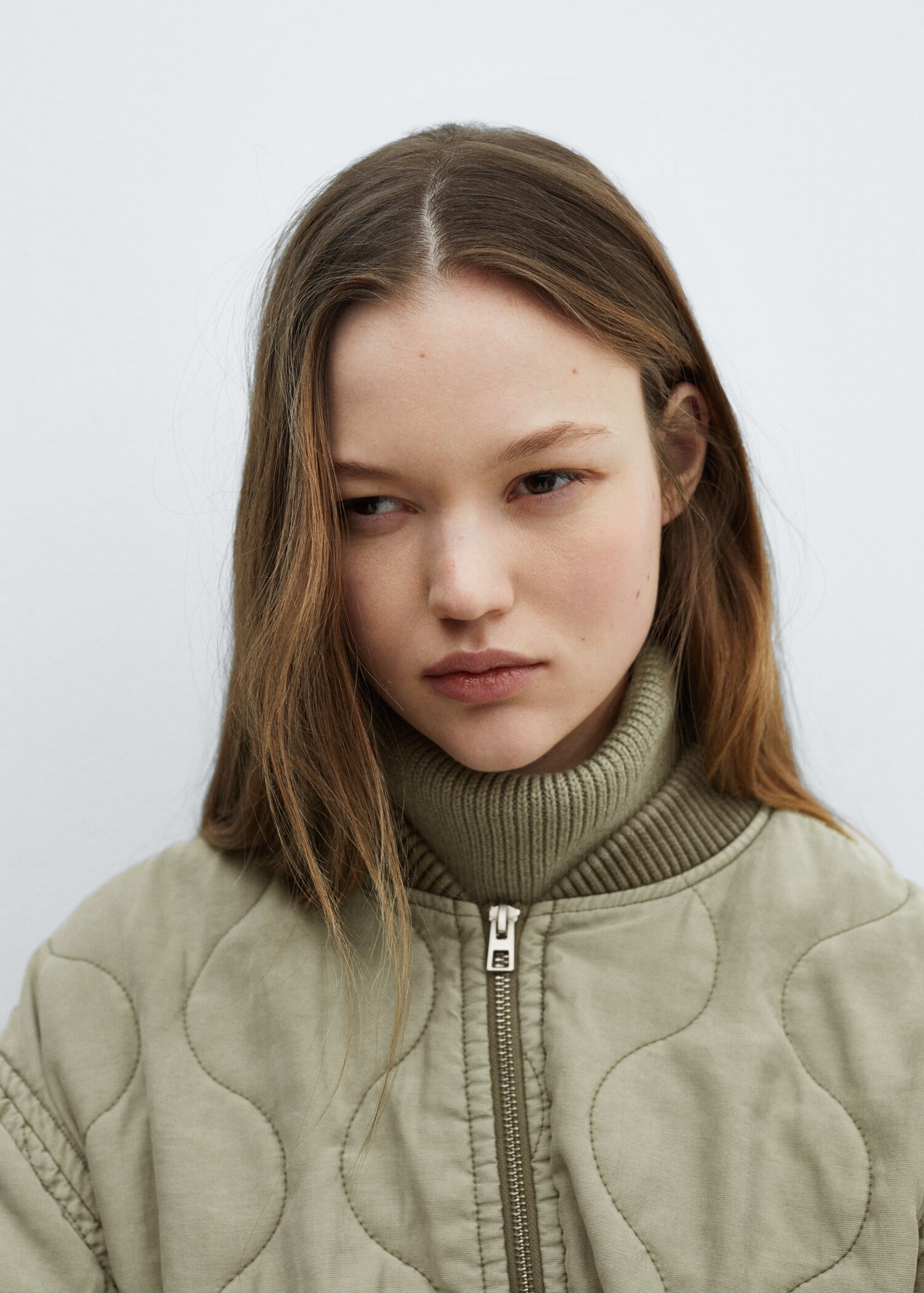 Quilted bomber jacket - Woman | MANGO USA