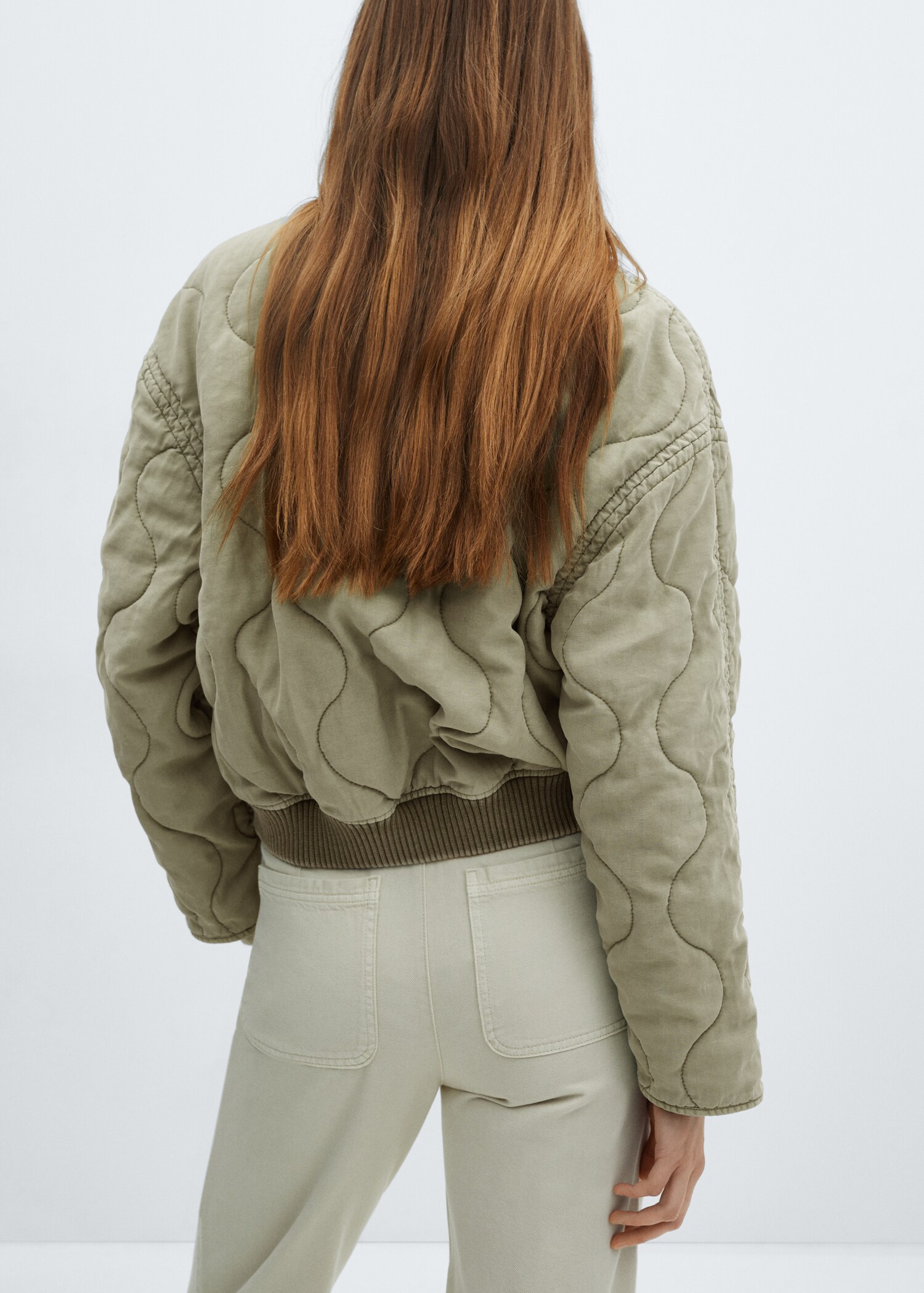 Veste bomber matelassée - Verso de l’article