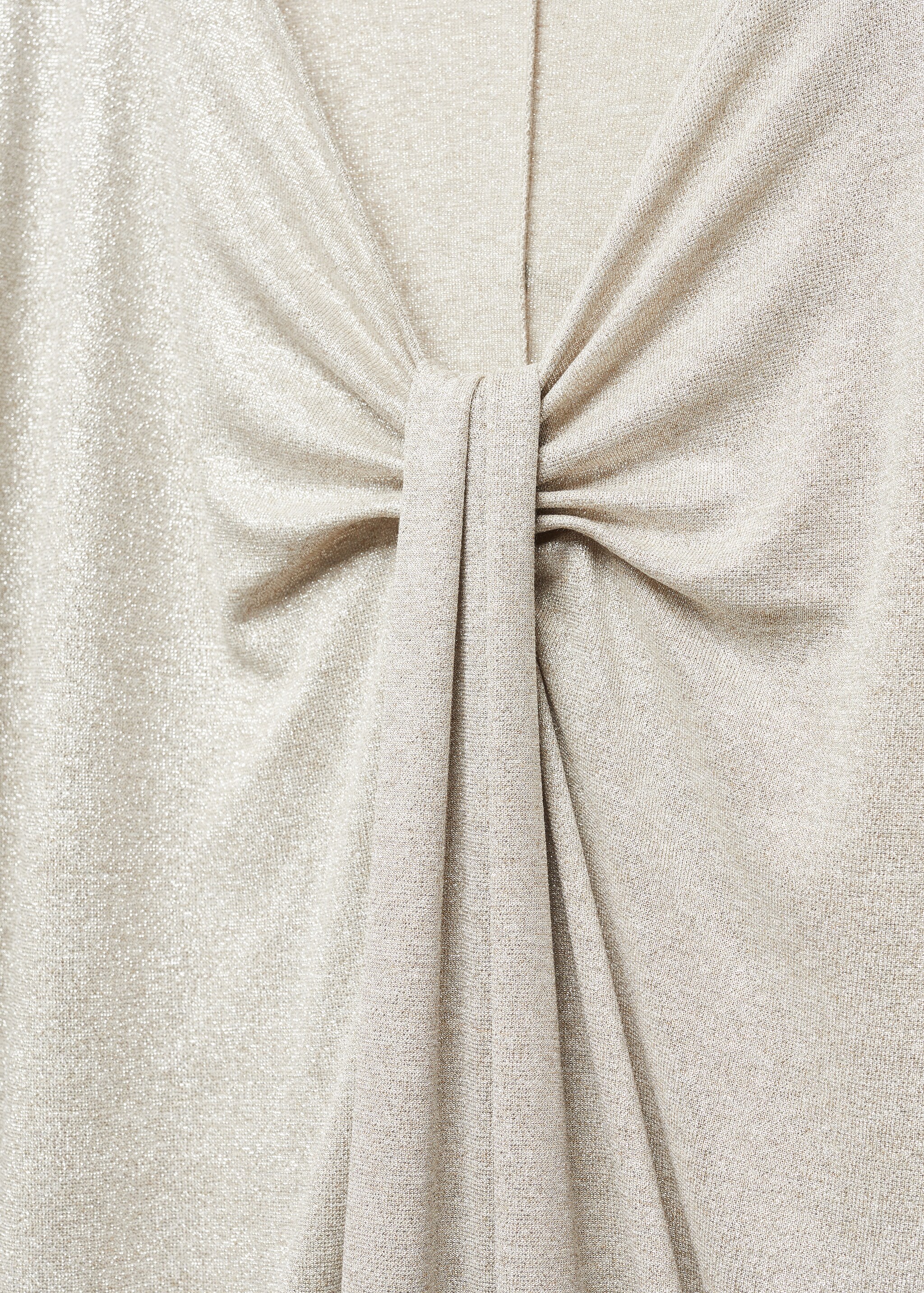 Draped lurex dress - Details of the article 8