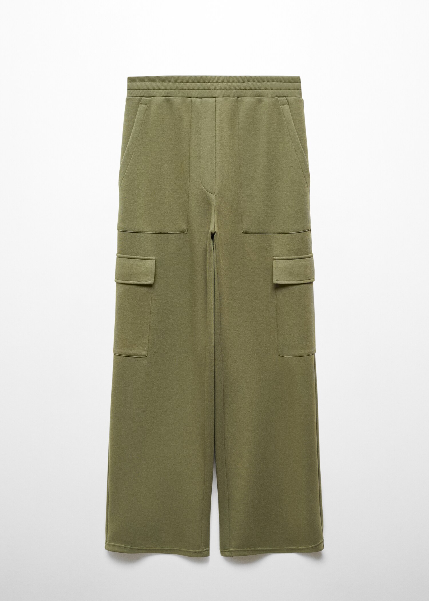 Elastic waist cargo trousers - Article without model