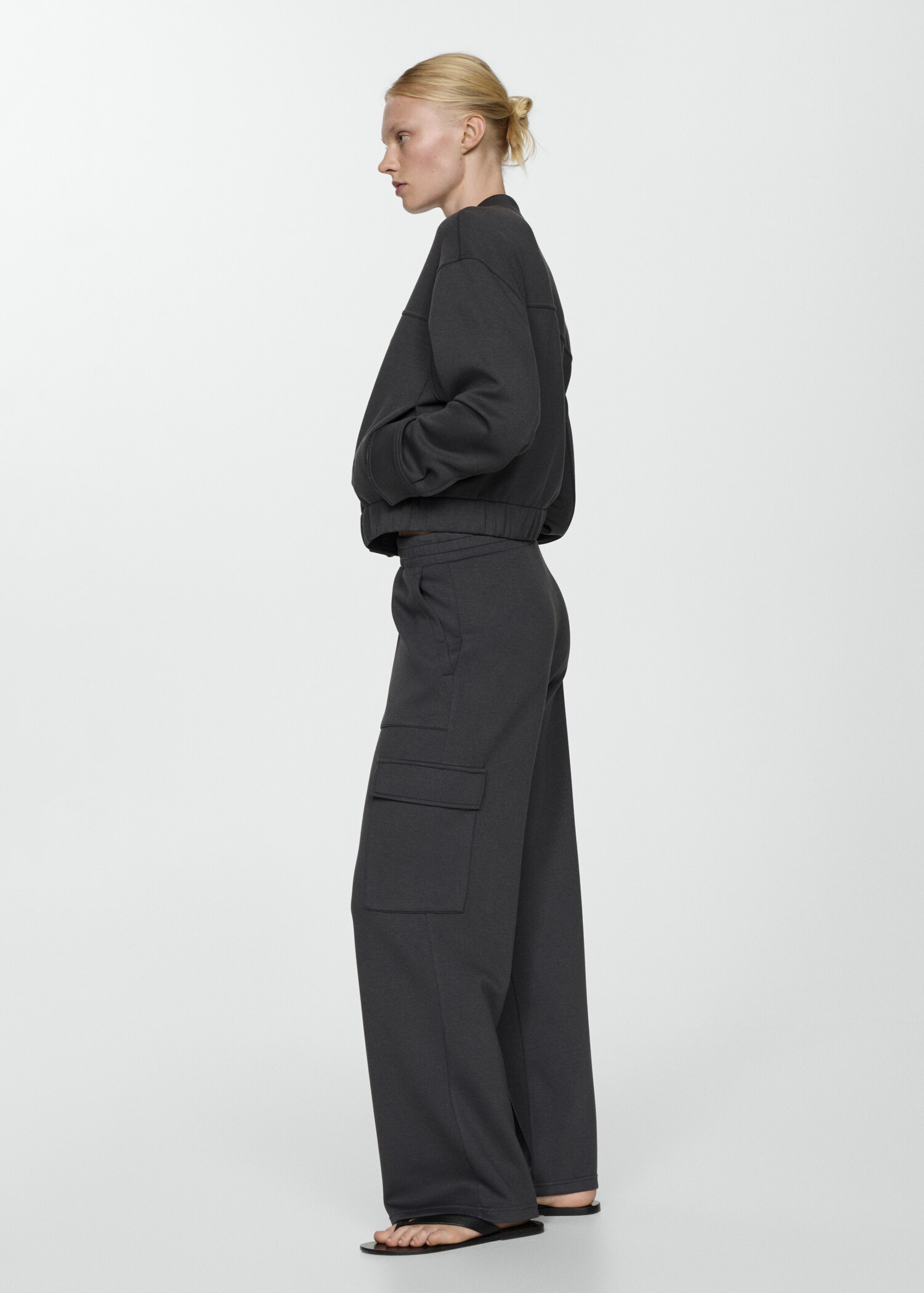 Pantalon cargo taille élastique - Détail de l'article 4