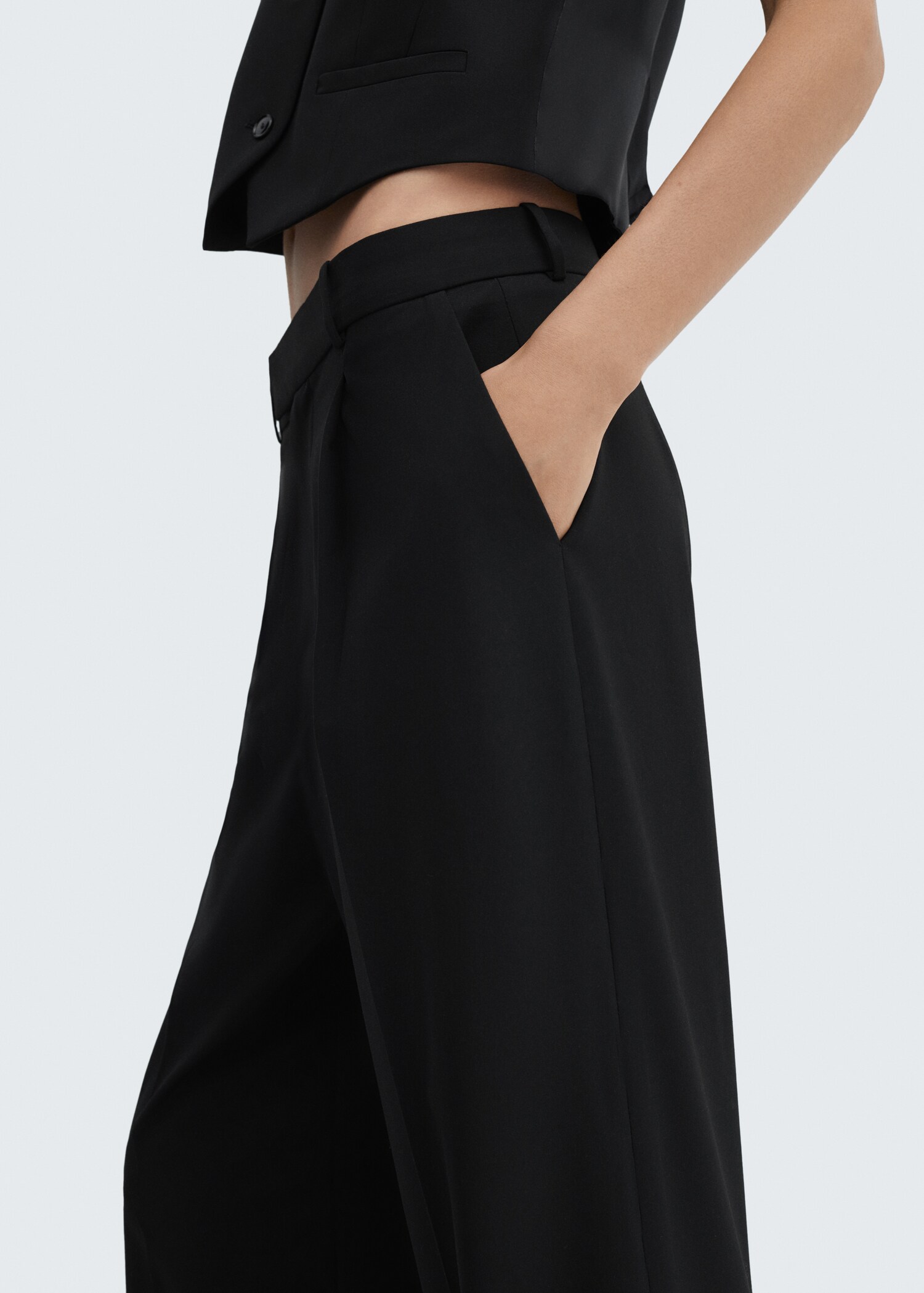 Wideleg suit trousers - Détail de l'article 6