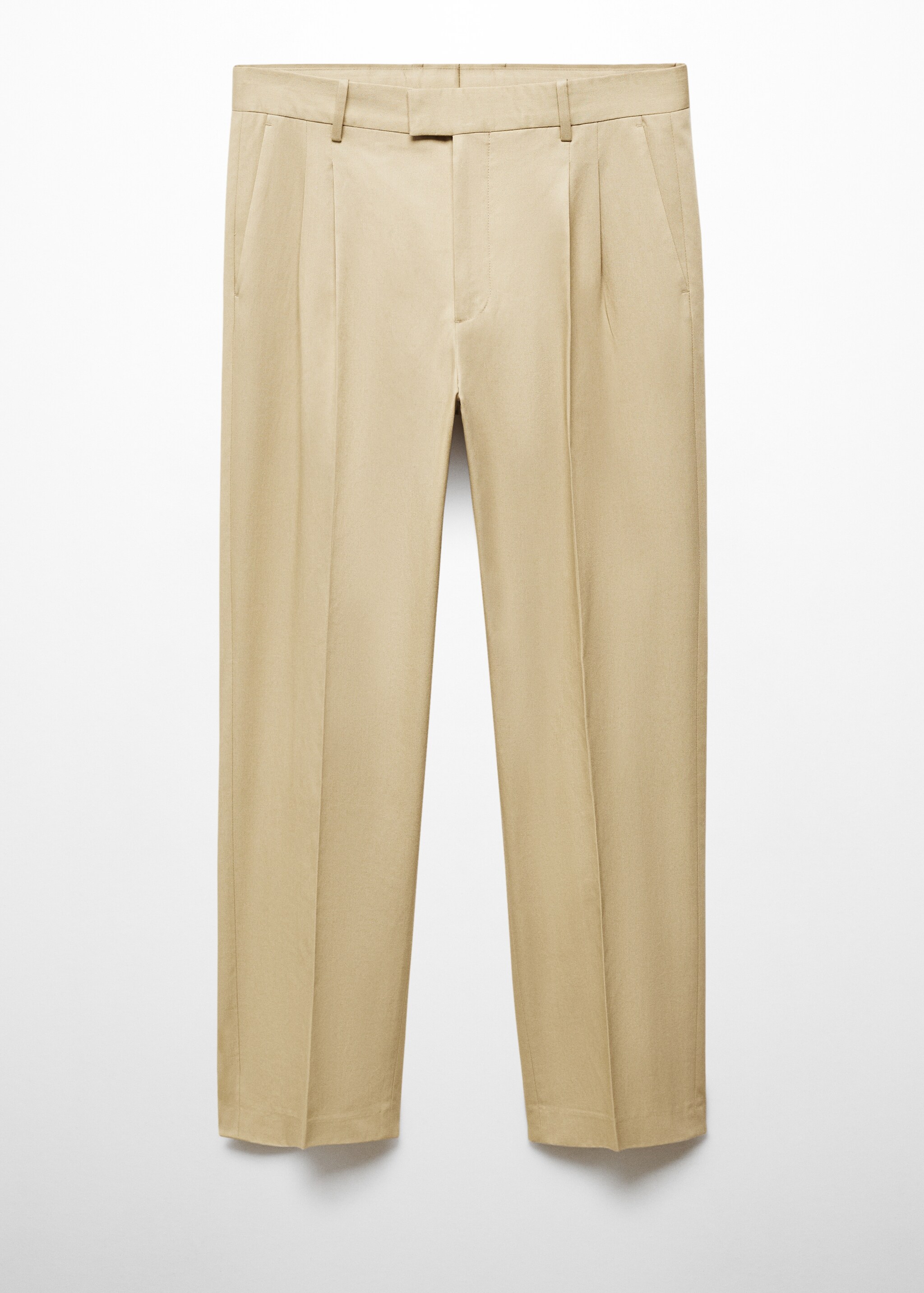 Relaxed-fit suit pants with pleats - Article without model