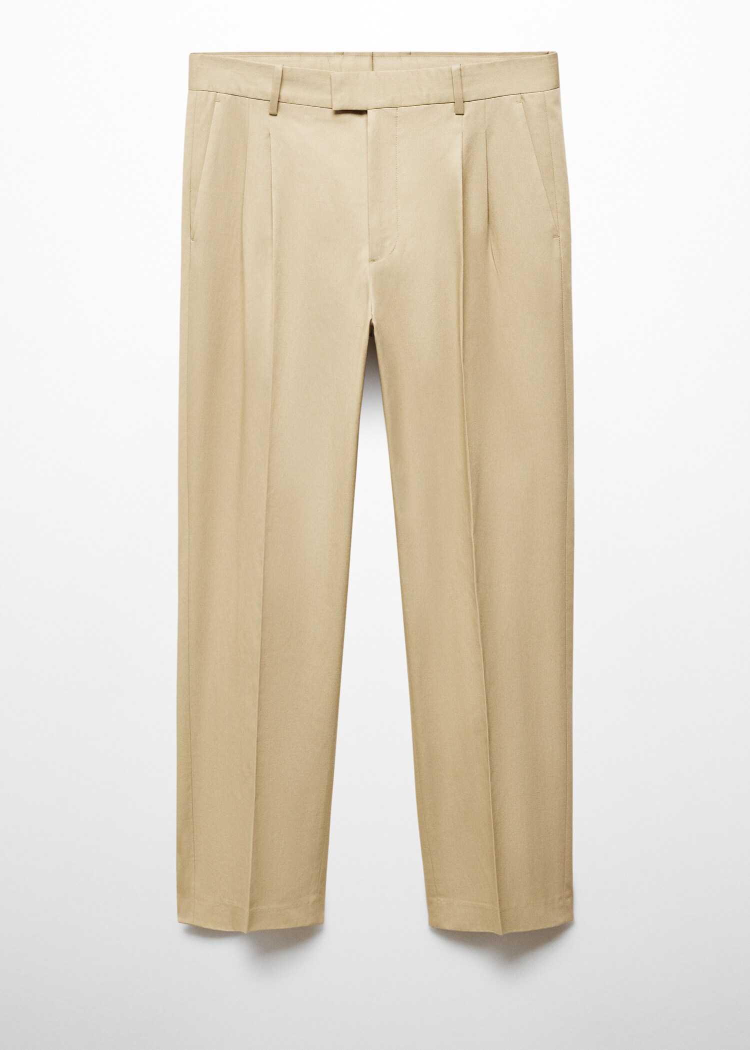 Relaxed-fit suit trousers with pleats - Article without model