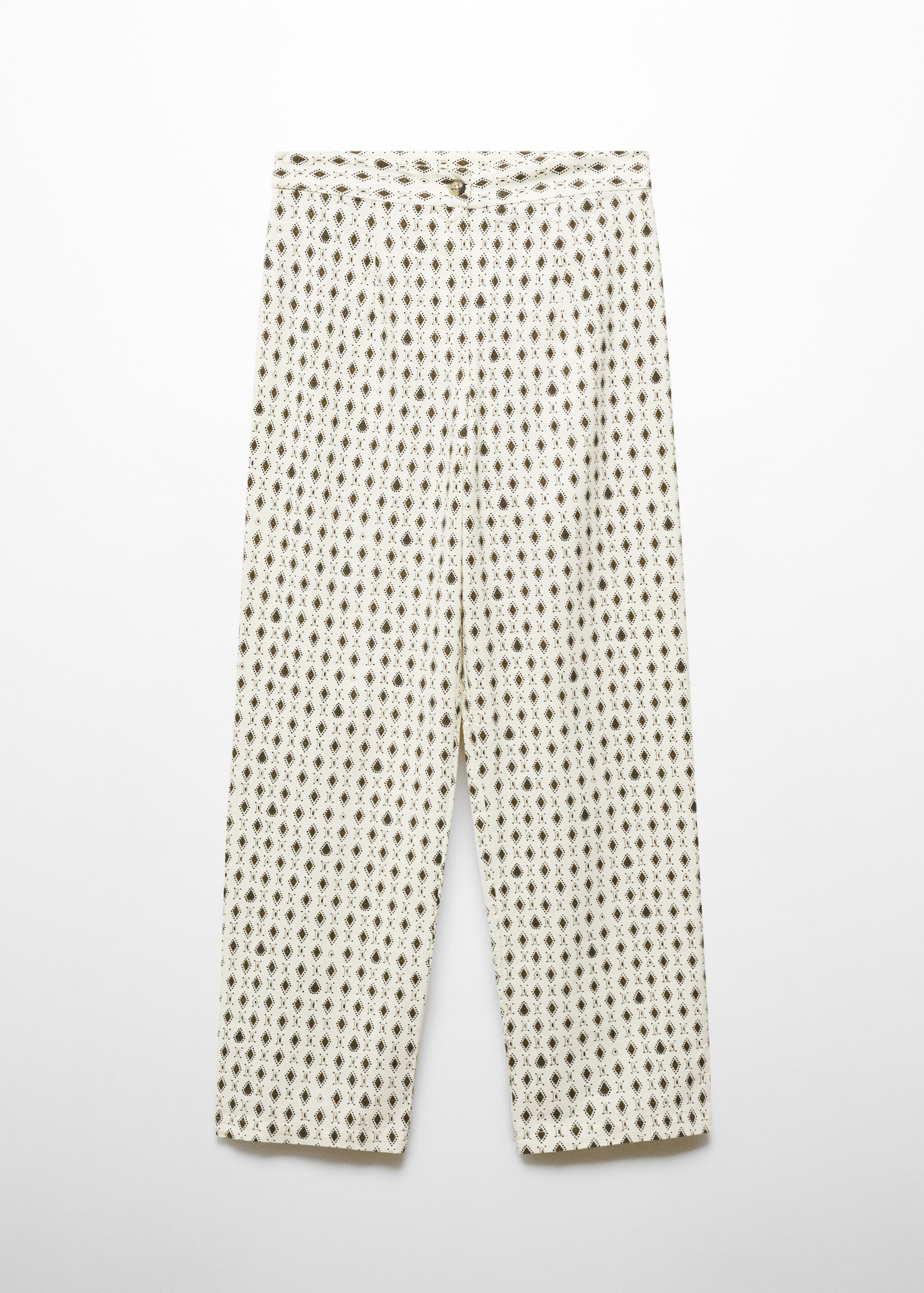 Geometric print trousers - Article without model