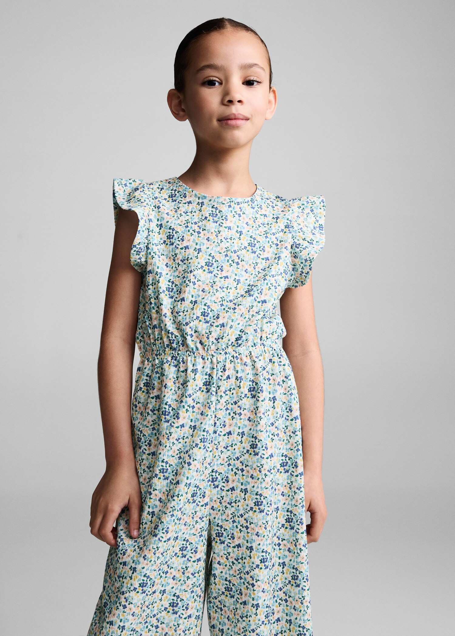 Printed jumpsuit with opening - Medium plane