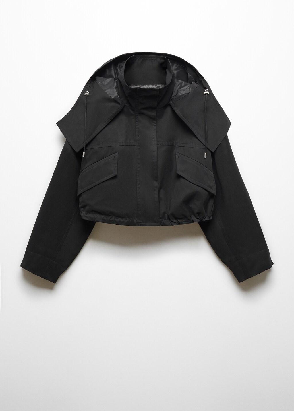 Cropped parka outlet