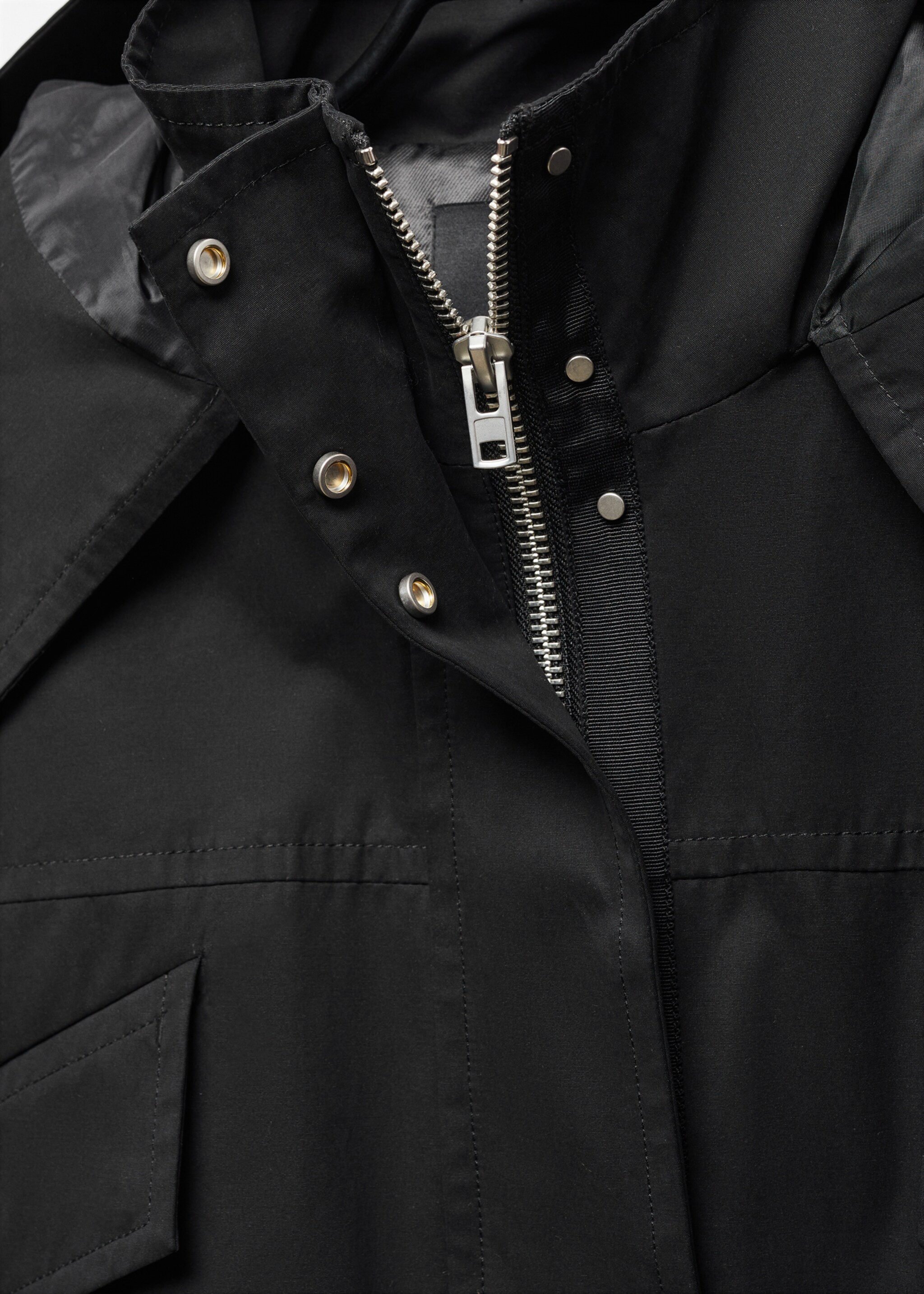 Parka crop capucha - Detalle del artículo 8