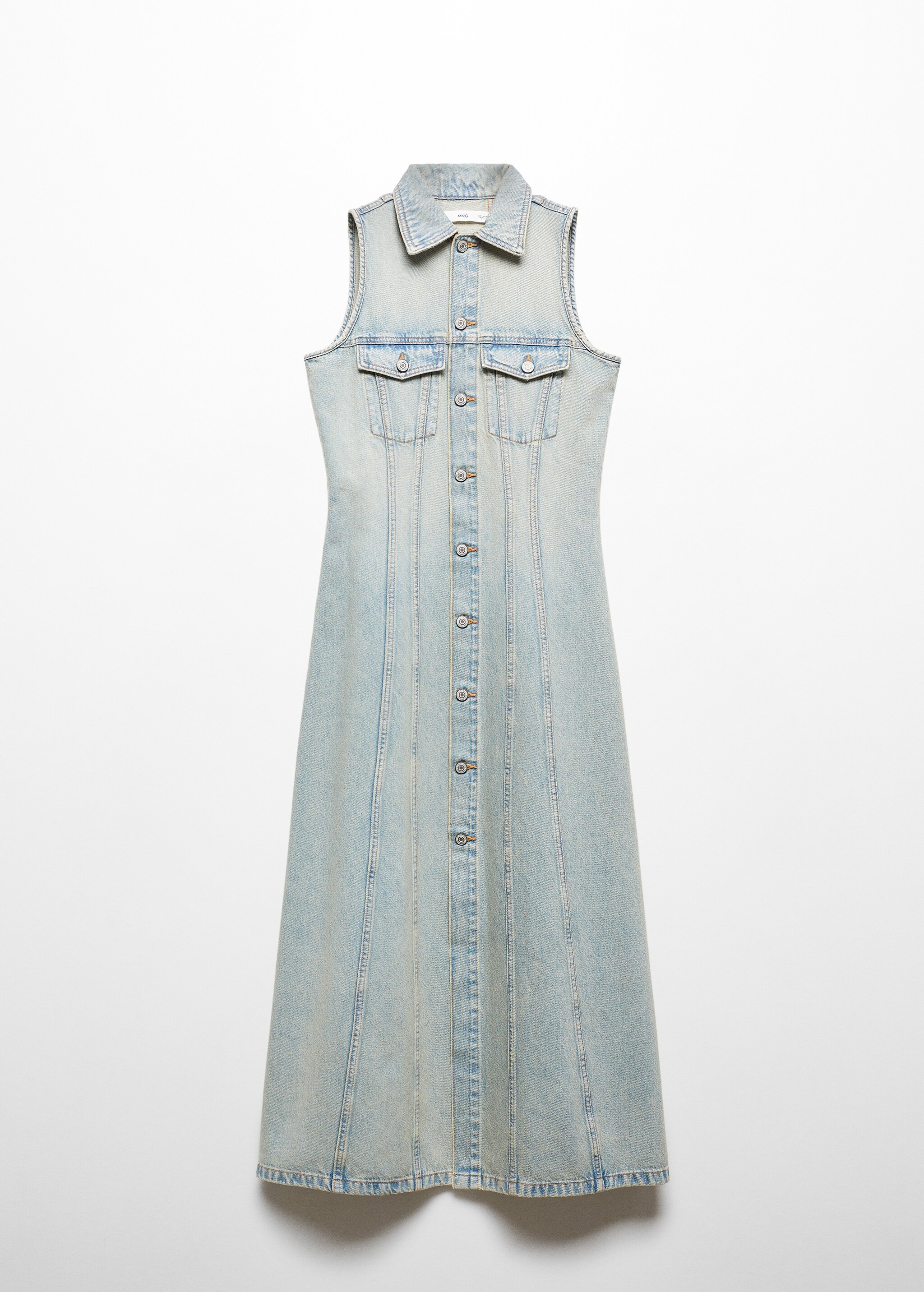 Button denim dress - Article without model