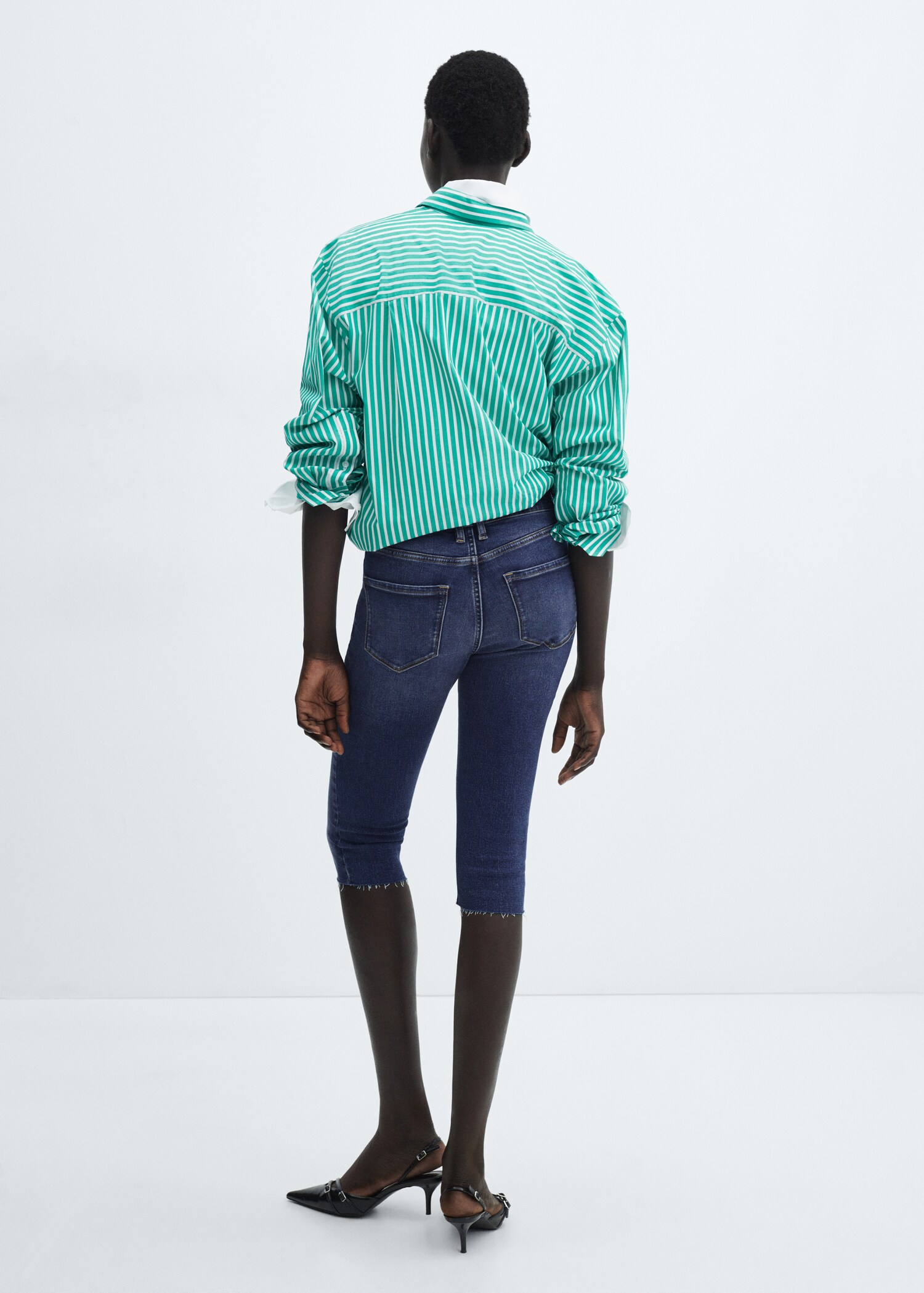 Slim fit capri jeans - Baksiden av artikkelen