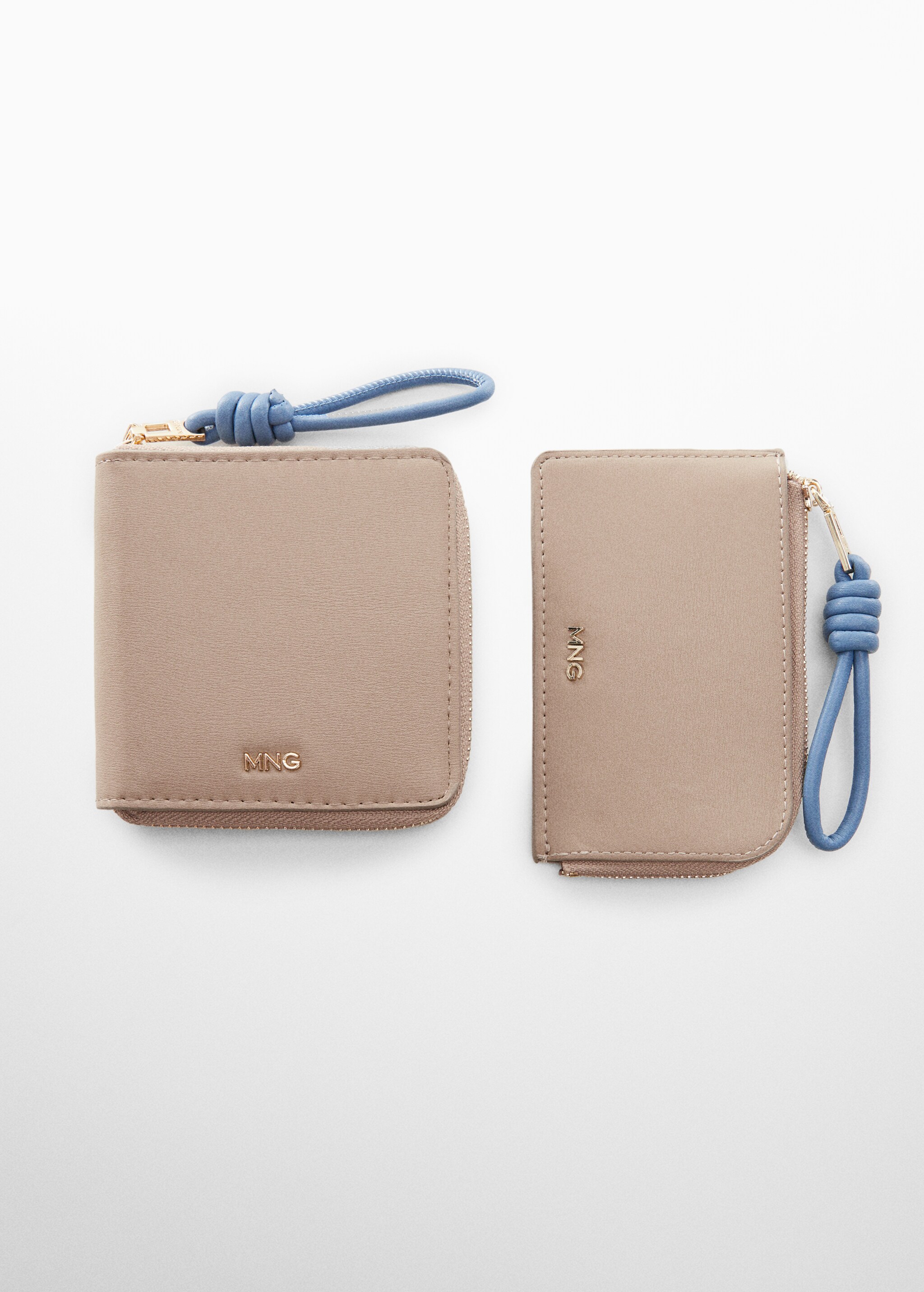 Leather-effect zipped card holder - Details of the article 2