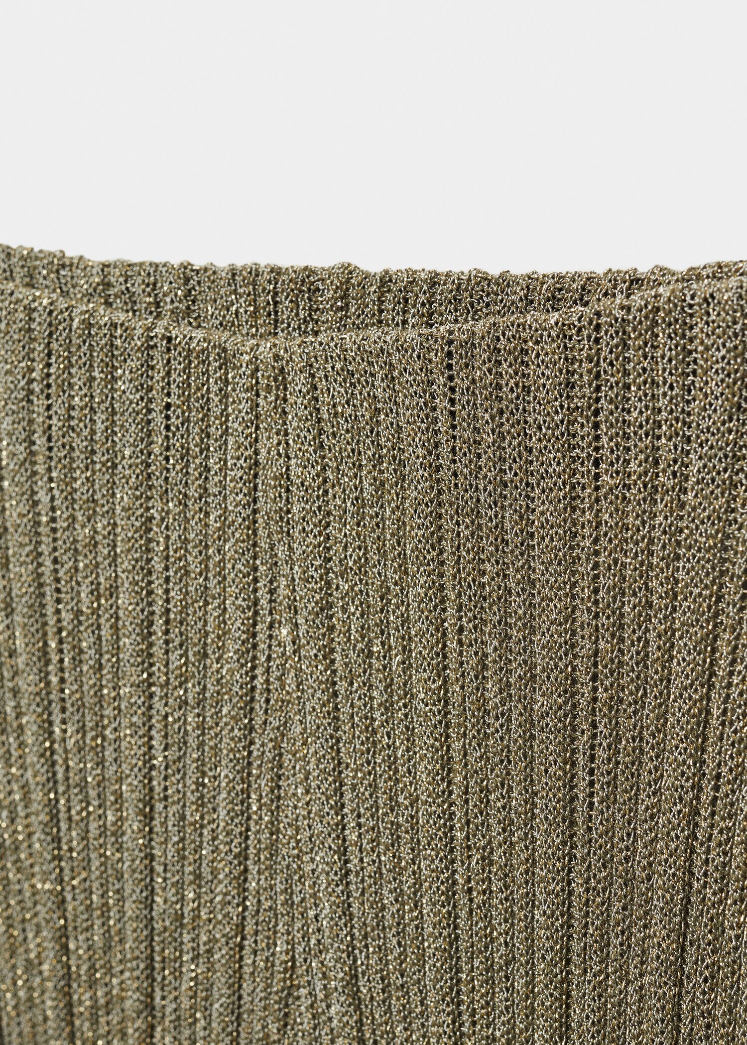 Rechte gebreide lurex broek - Detail van het artikel 8