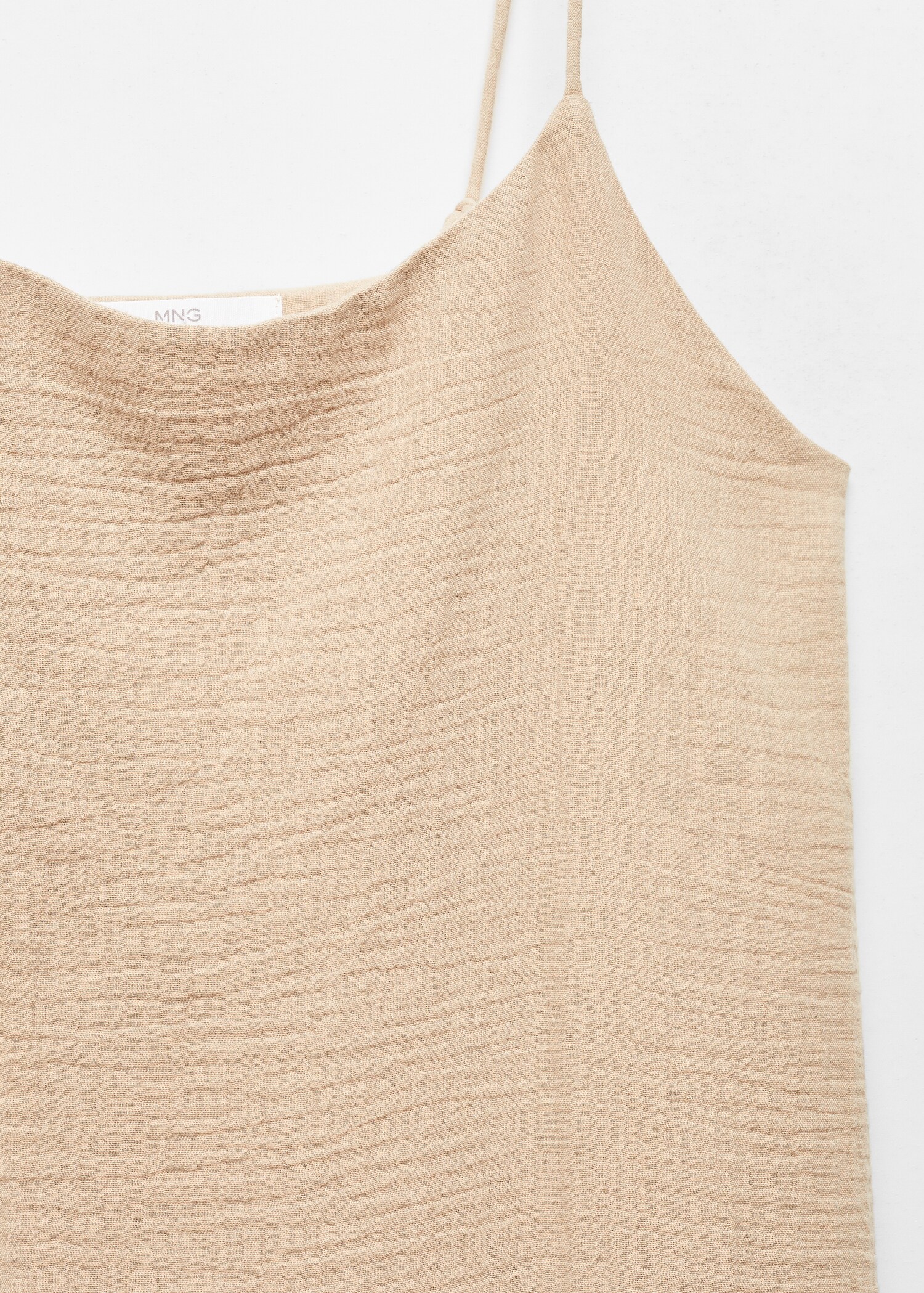 Cotton chiffon nightdress  - Details of the article 8