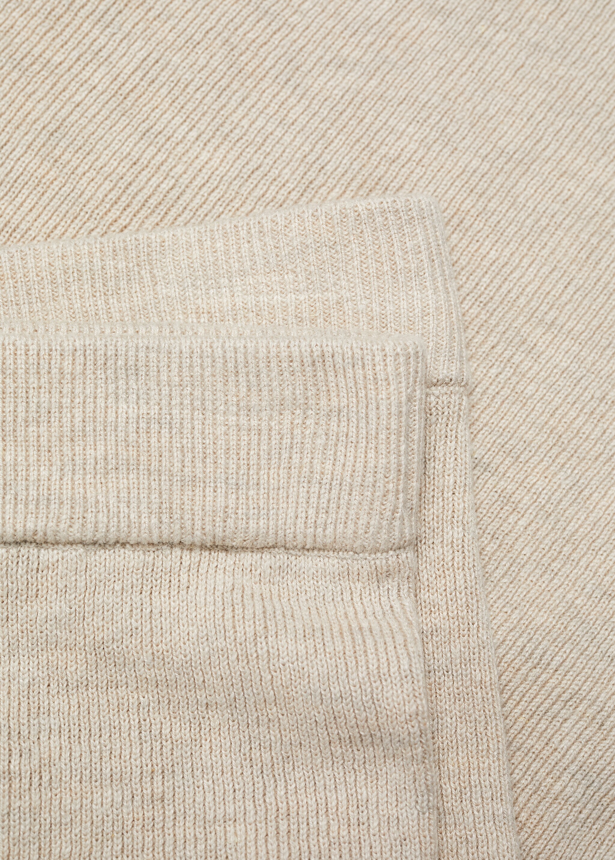 Cotton-linen knitted pyjama shorts - Details of the article 8