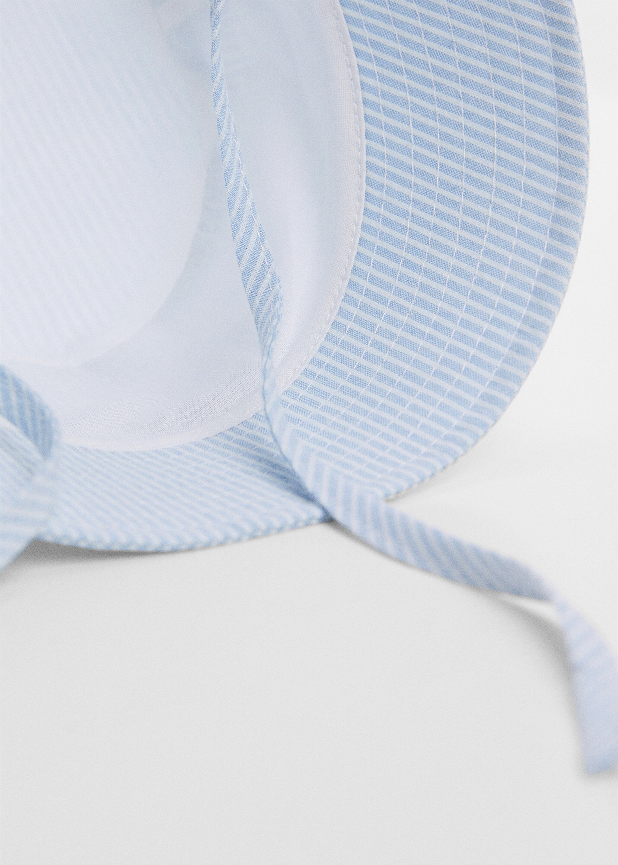 Striped bucket hat - Details of the article 1