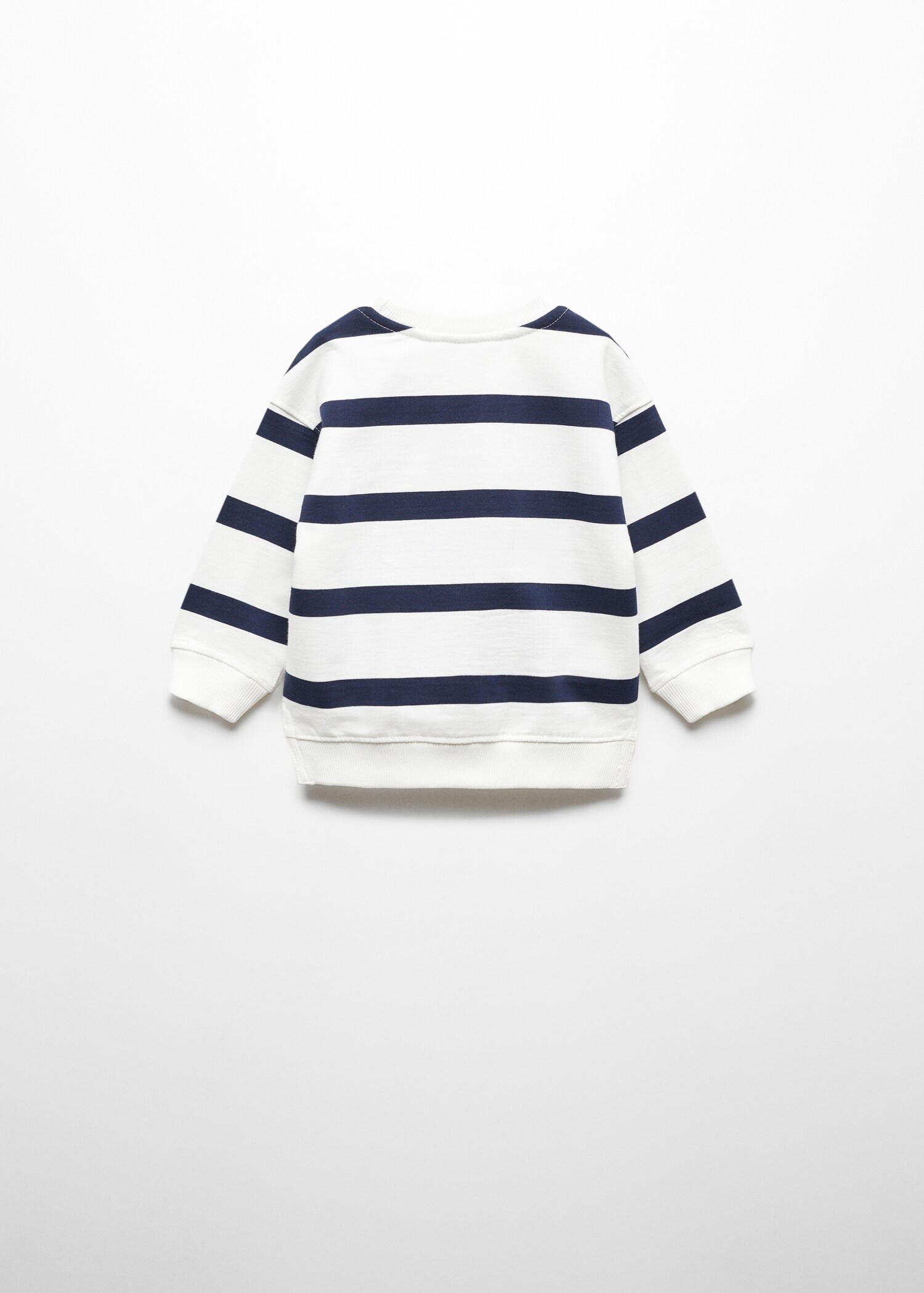 Sweat-shirt imprimé rayures - Verso de l’article