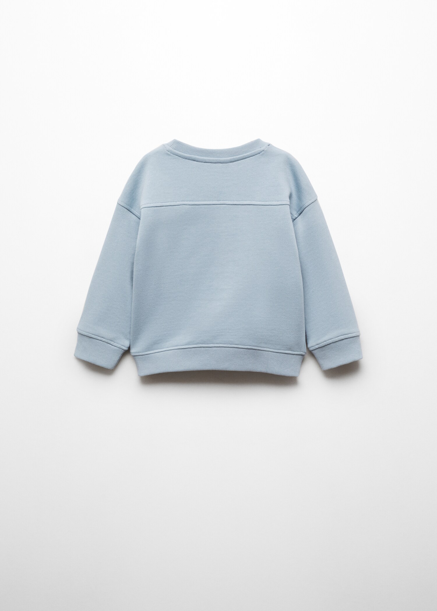 Sweat-shirt message texturé - Verso de l’article