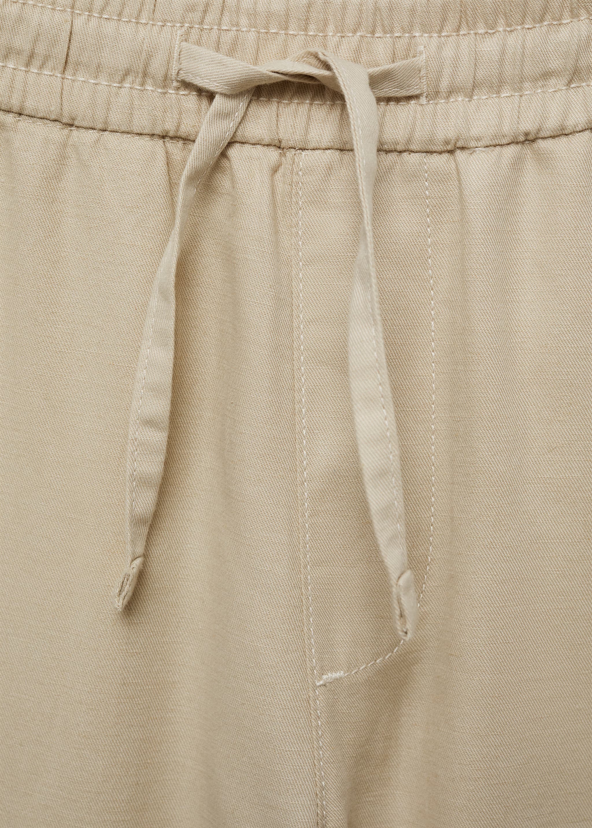 Pantalon lin taille élastique - Détail de l'article 8