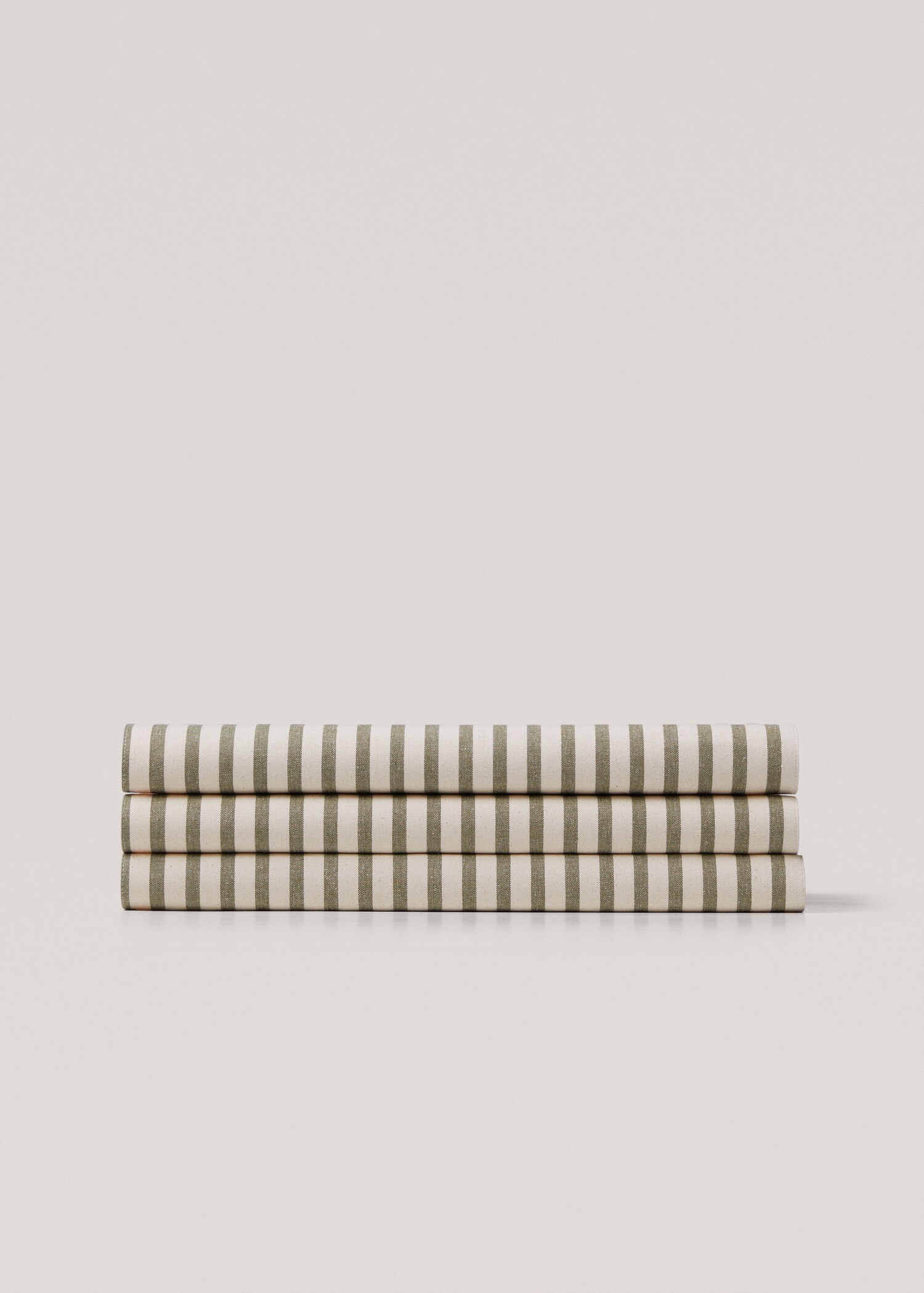 Striped cotton table runner - Article without model