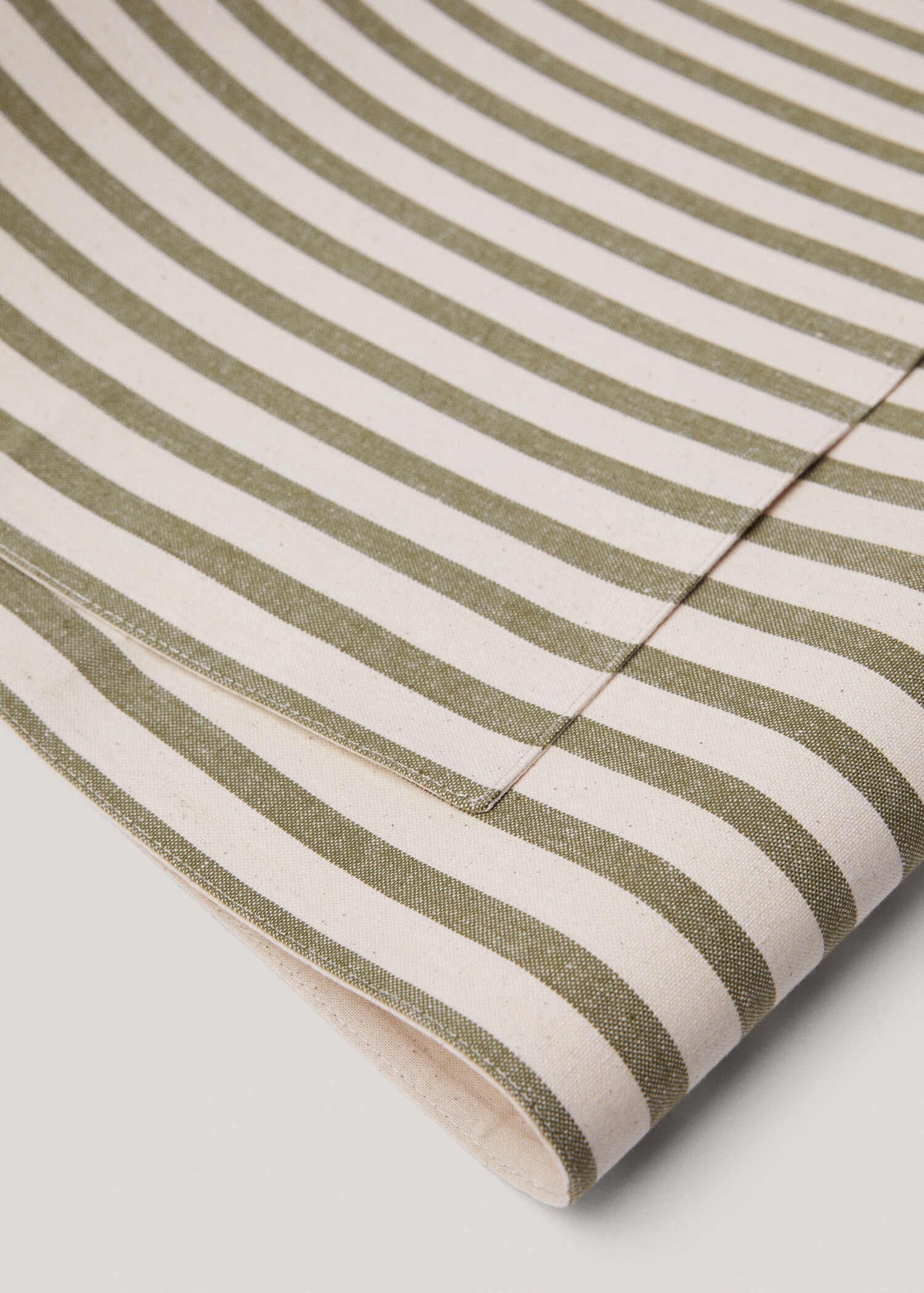 Striped cotton table runner - Details of the article 1