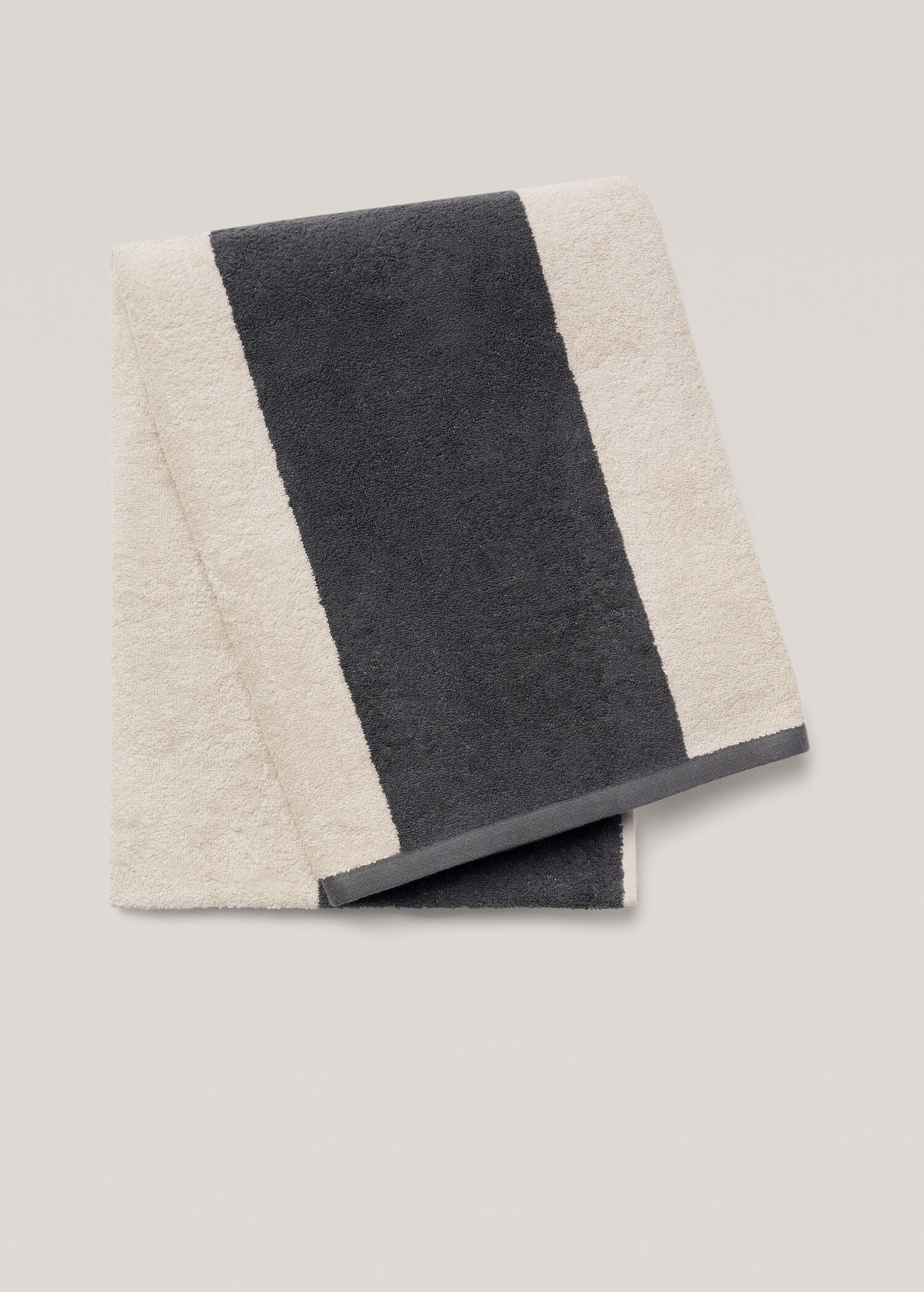 100% cotton striped beach towel - Article without model