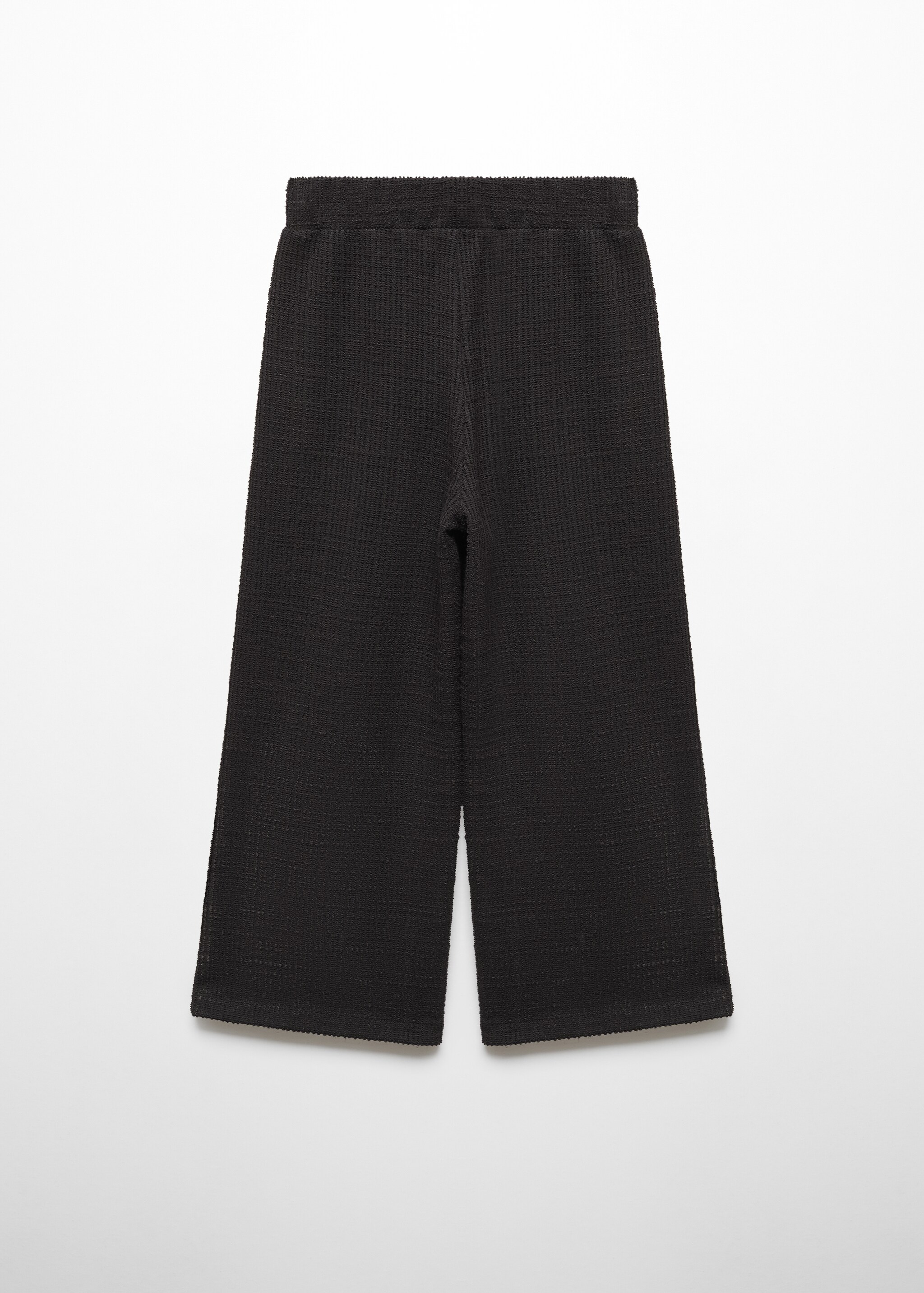 Textured culotte trousers - Article without model