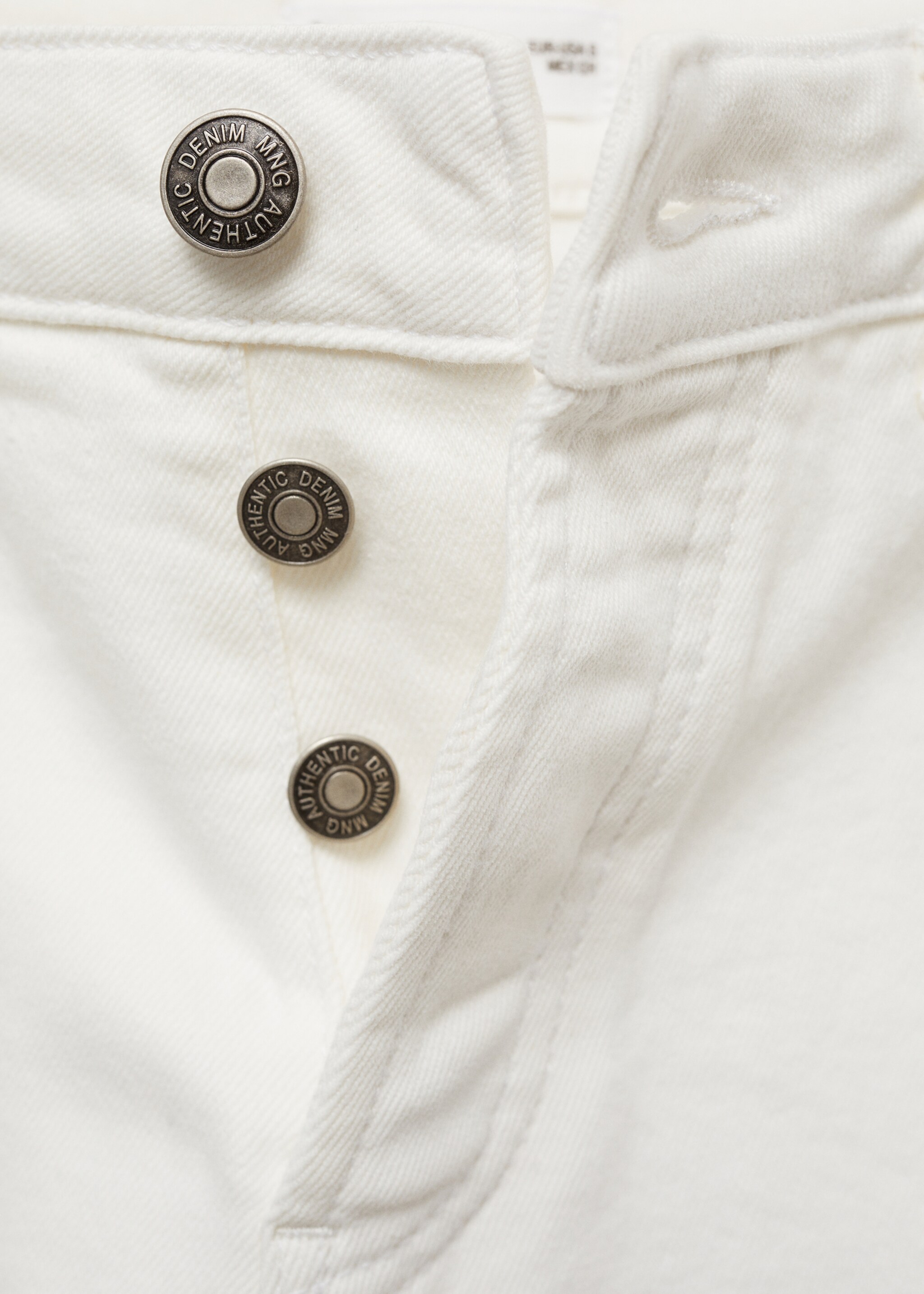 Cotton denim shorts - Details of the article 8