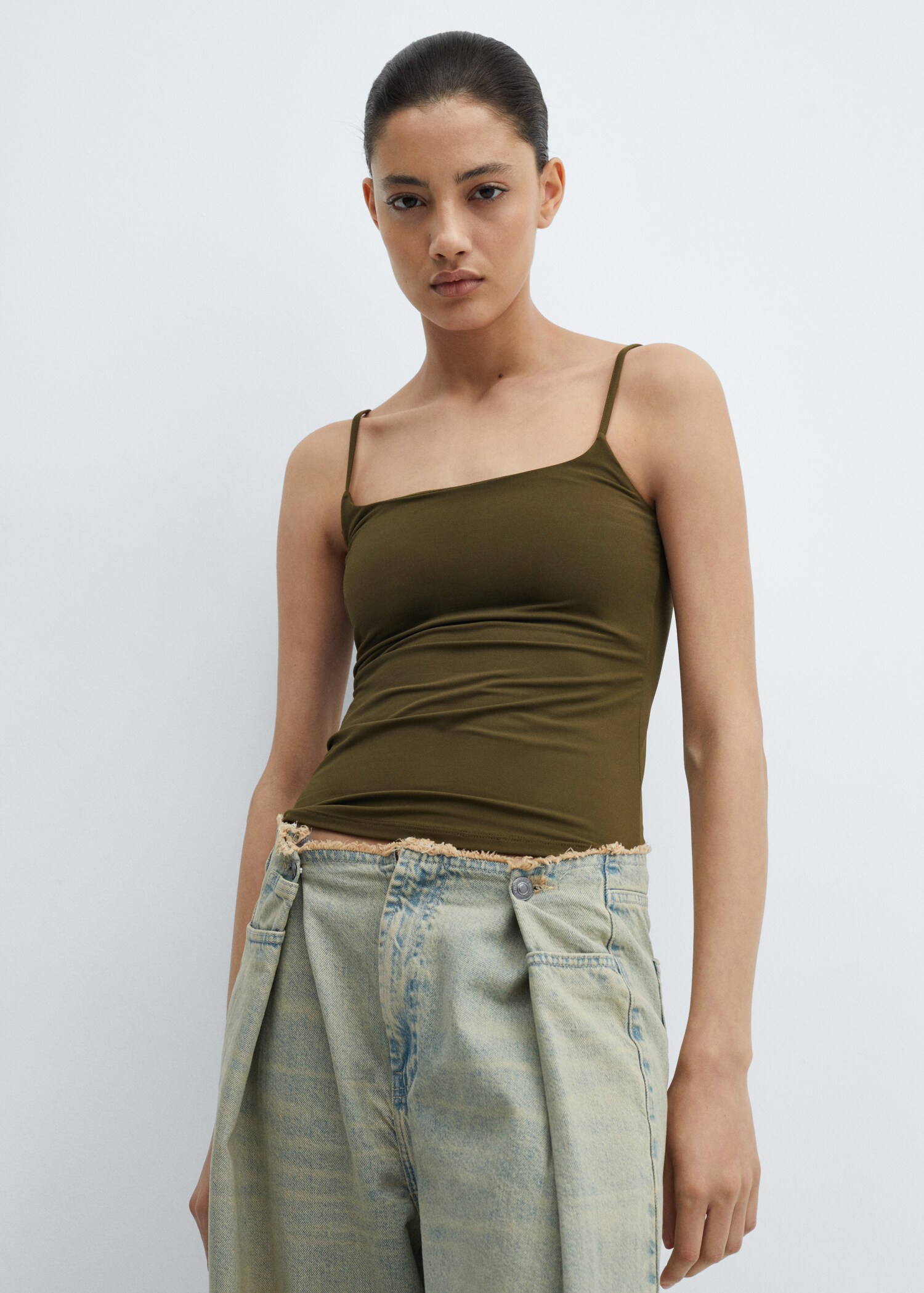 Strapless halter neck top - Medium plane